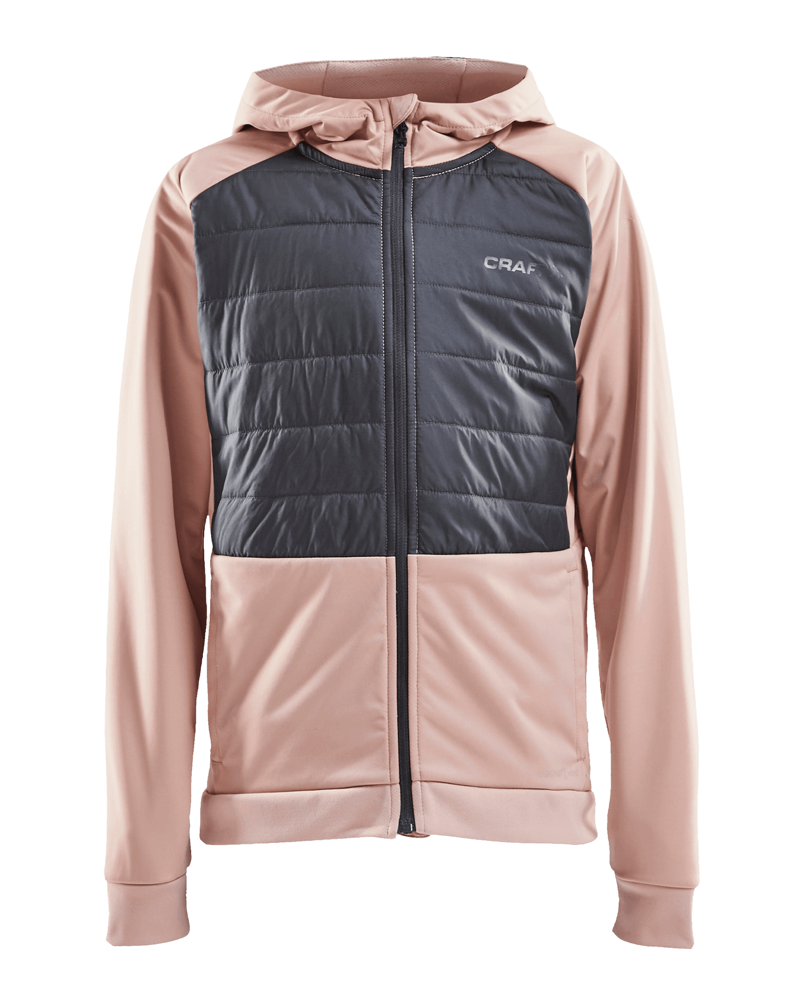 Adv Thermal Xc Hood Jacket JR Hint/Asphalt