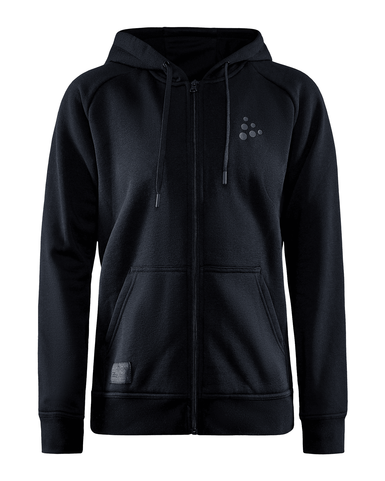 Core Craft Zip Hood W Black