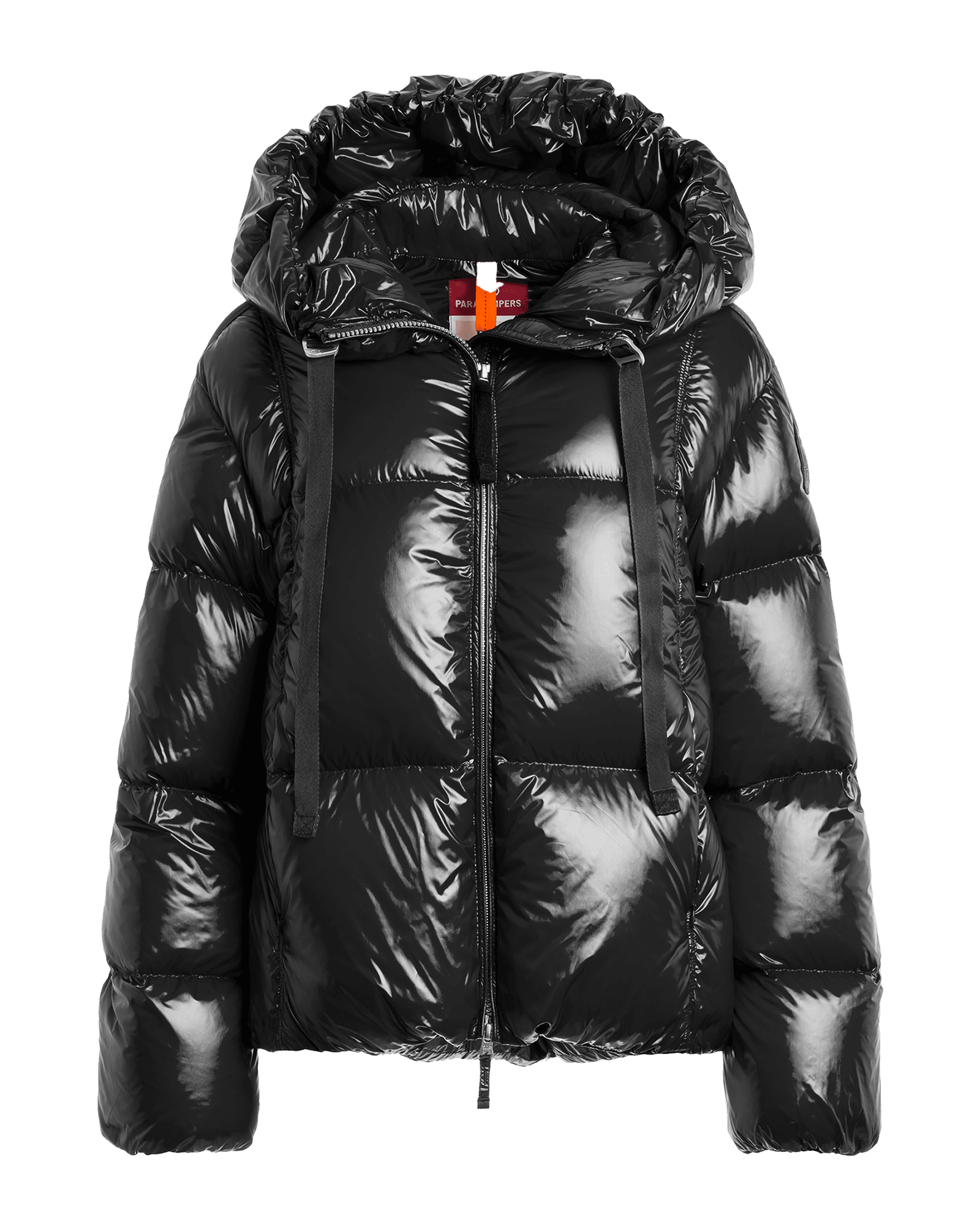 Water Lily Hooded Down Jacket W Black