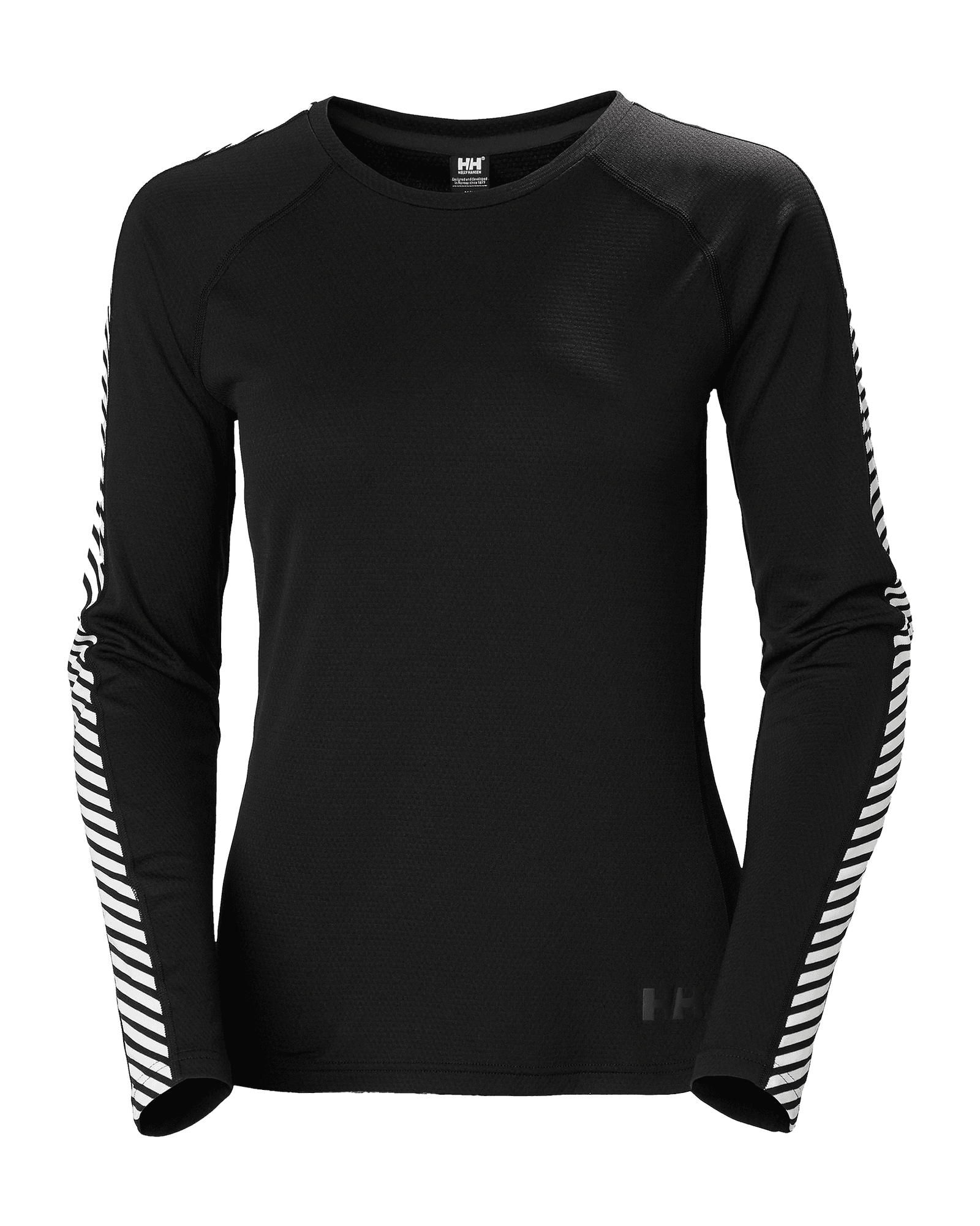 Lifa Active Stripe Crew W Black