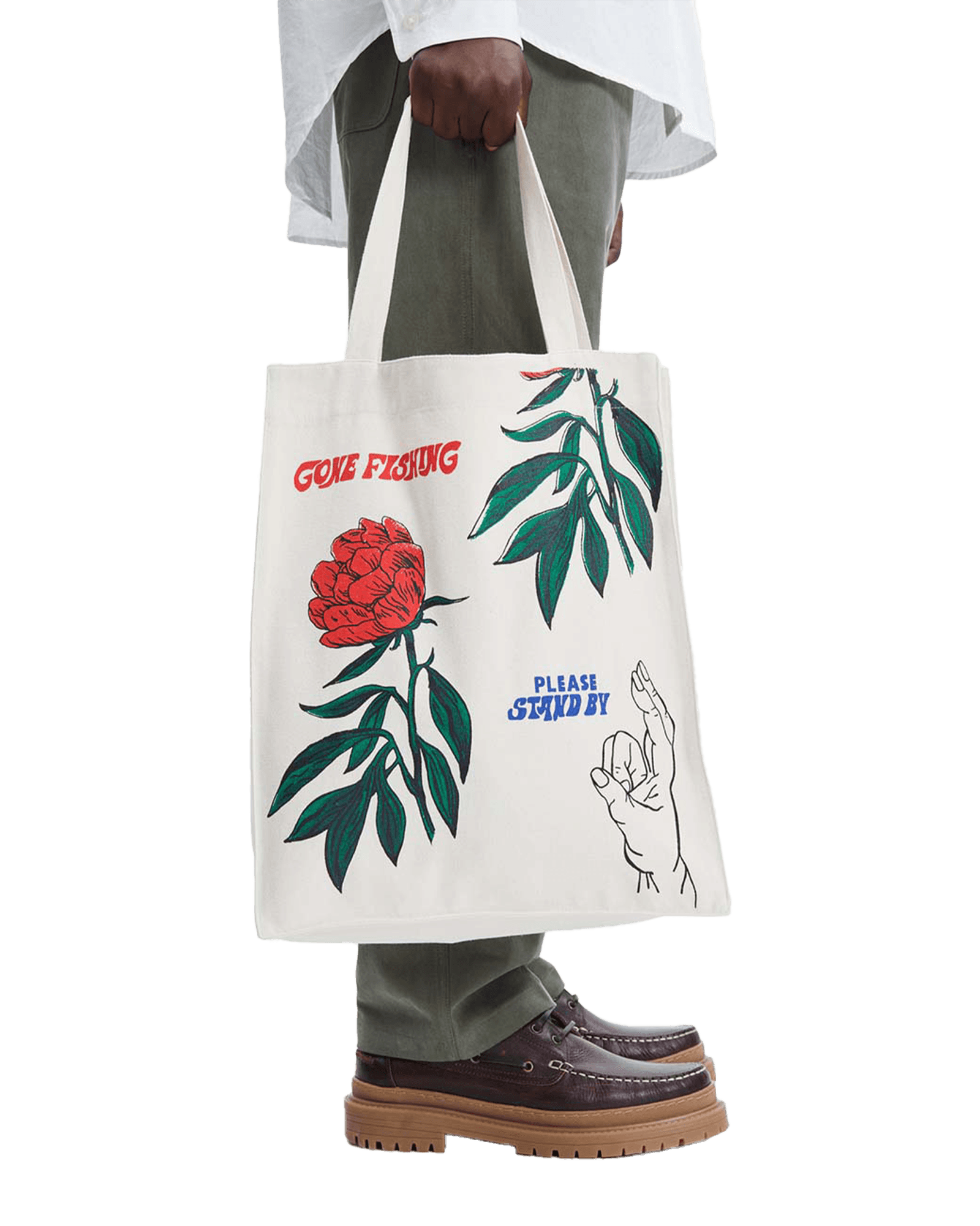 Fishing Shopper 14197 M Red Rose