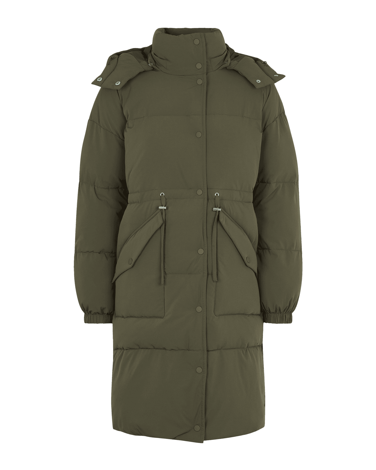 Hana Drawstring Coat 14887 W Major Brown