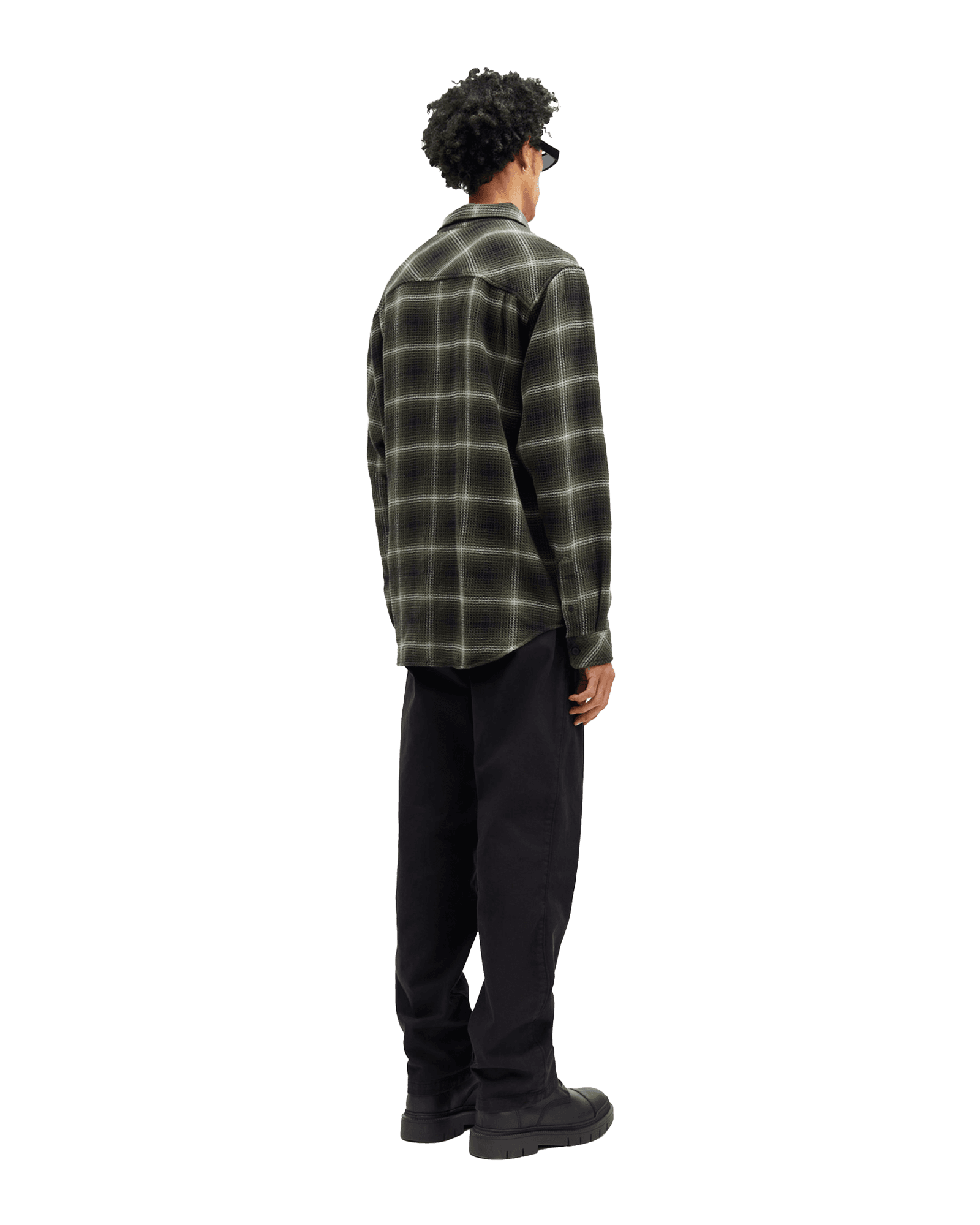 Damon J Shirt 14685 M Green Fade Ch.