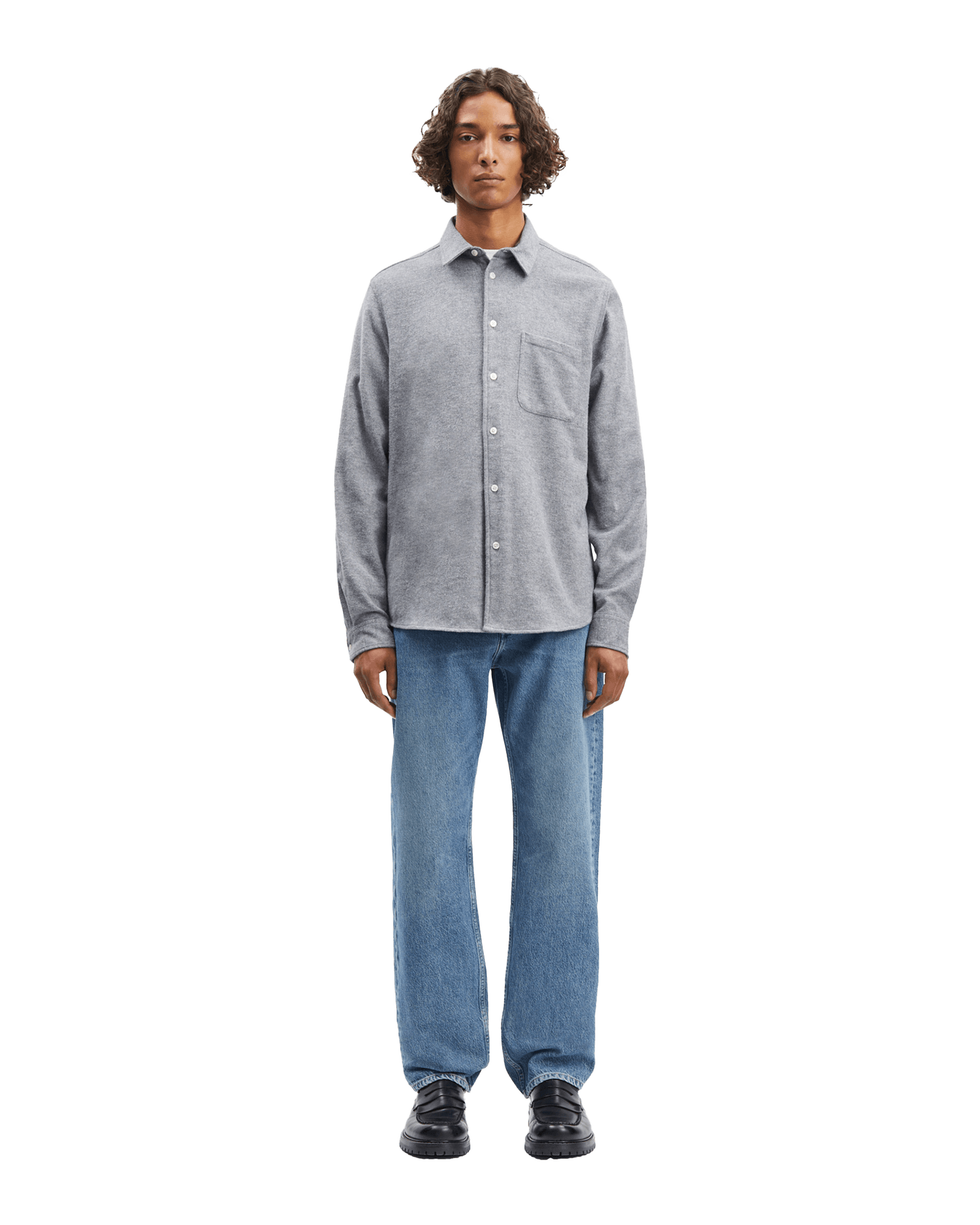 Liam NF Shirt 7383 M Ultimate Gray Melange