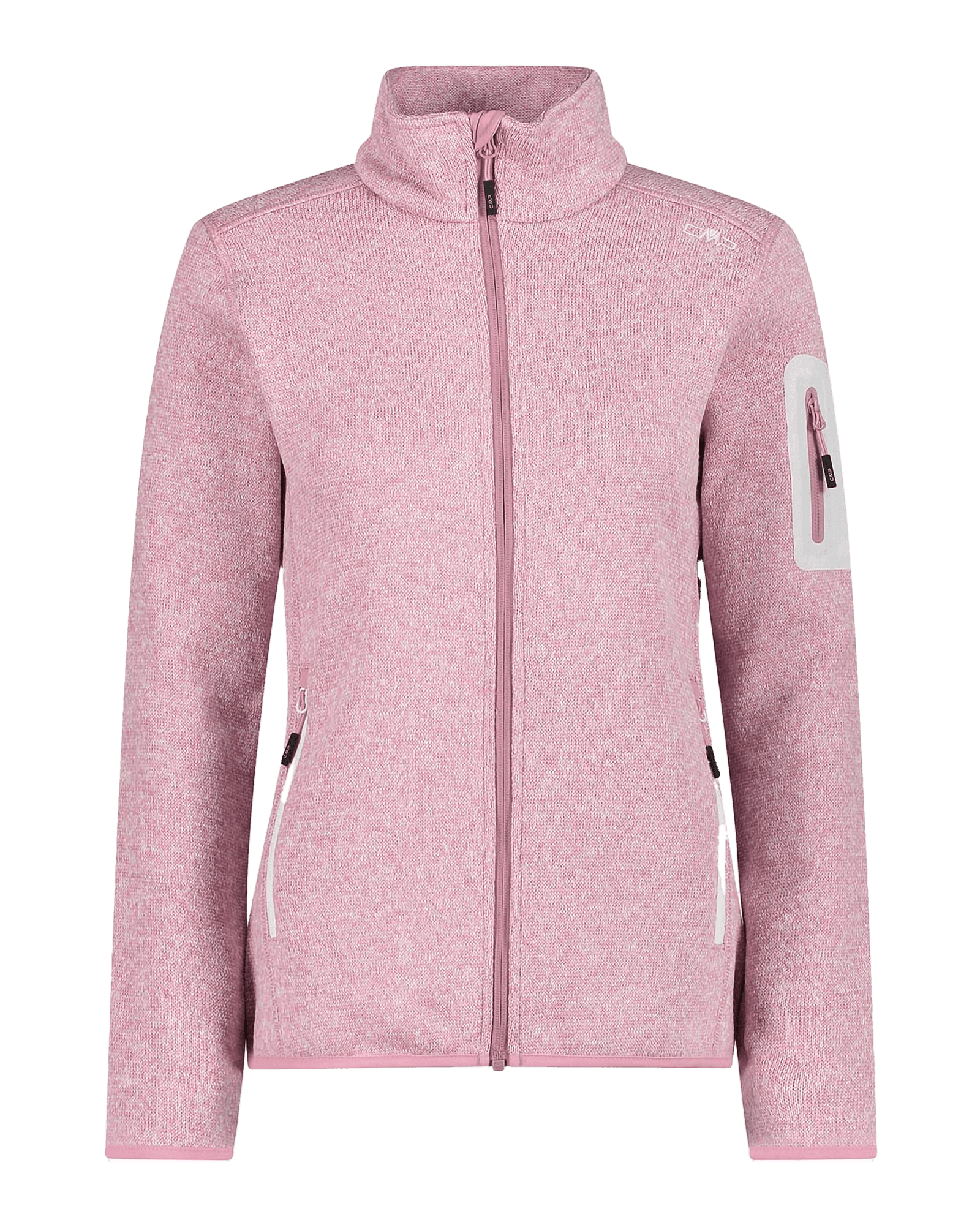 Knit Fleece Jacket W Fard/Bianco