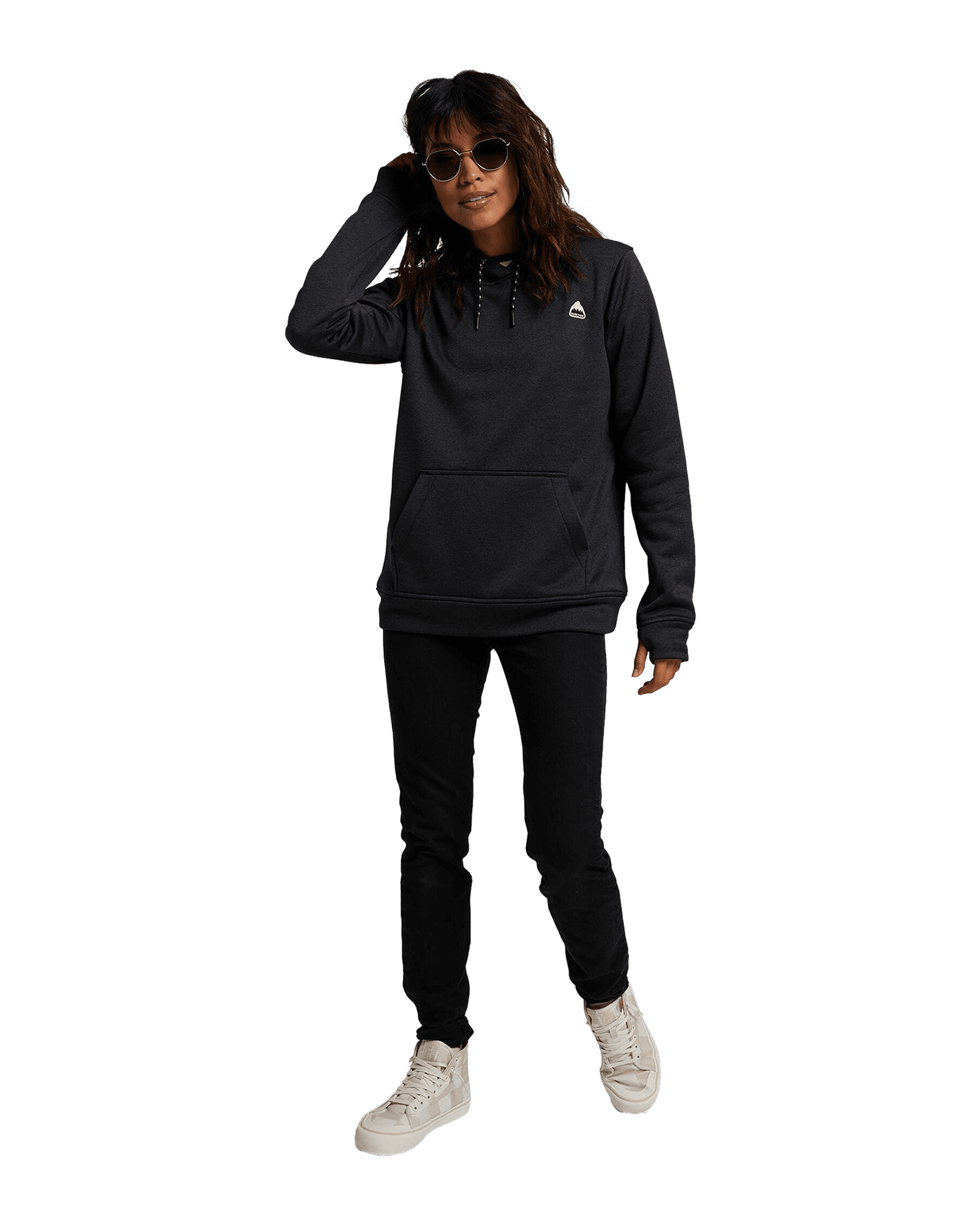 Oak Pullover W True Black Heather