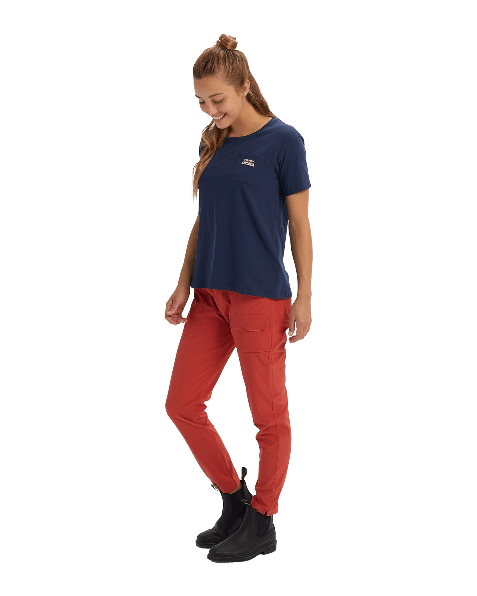 Classic S/S Pocket T-Shirt W Dress Blue