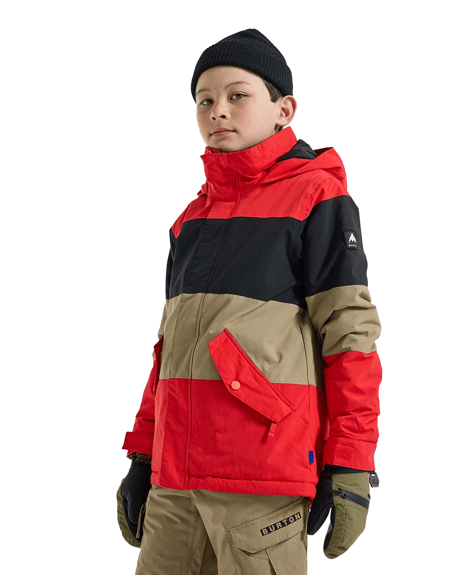Boys Symbol Jacket JR Tomato/True Black/Kelp