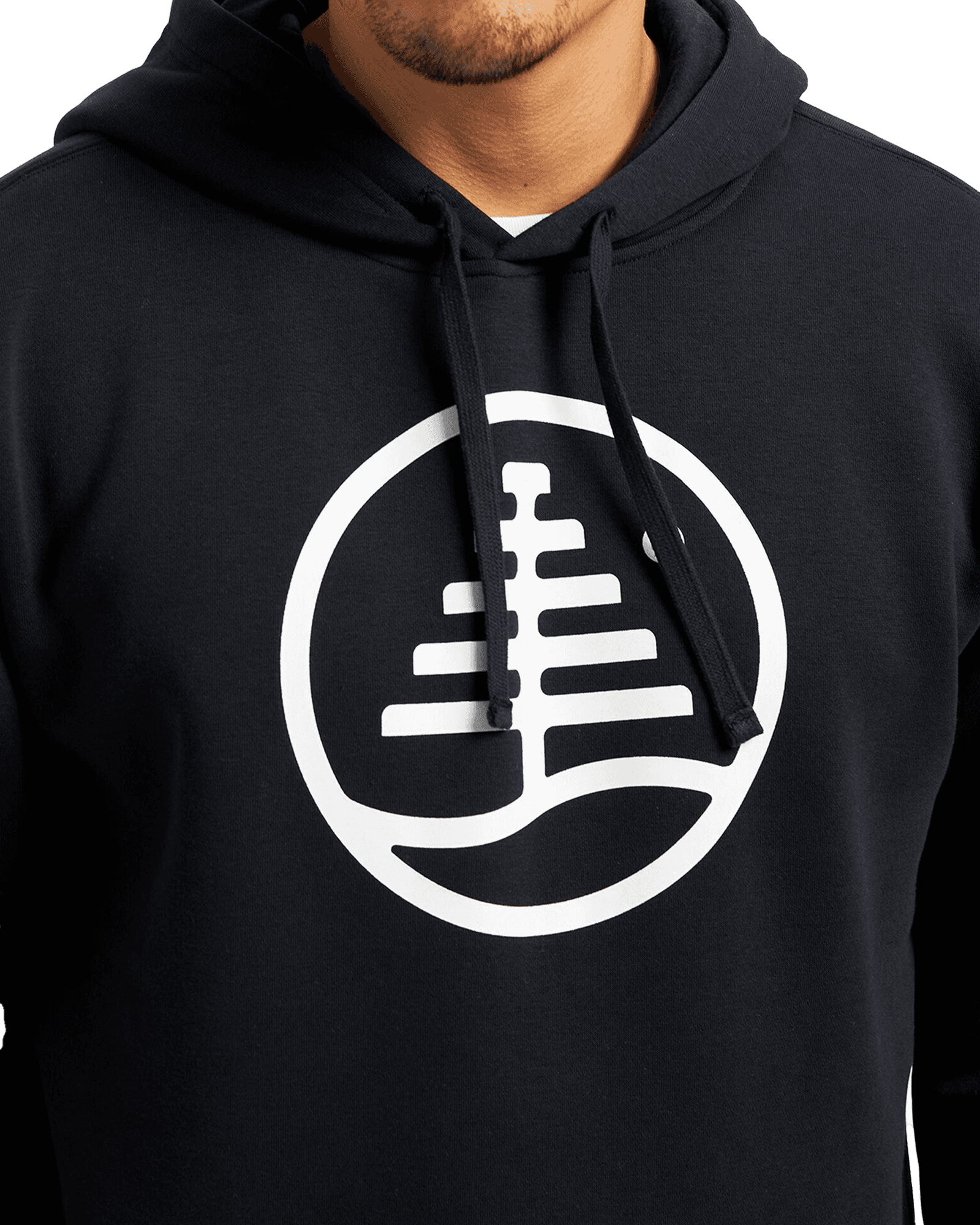 Family Tree Pullover Hoodie M True Black