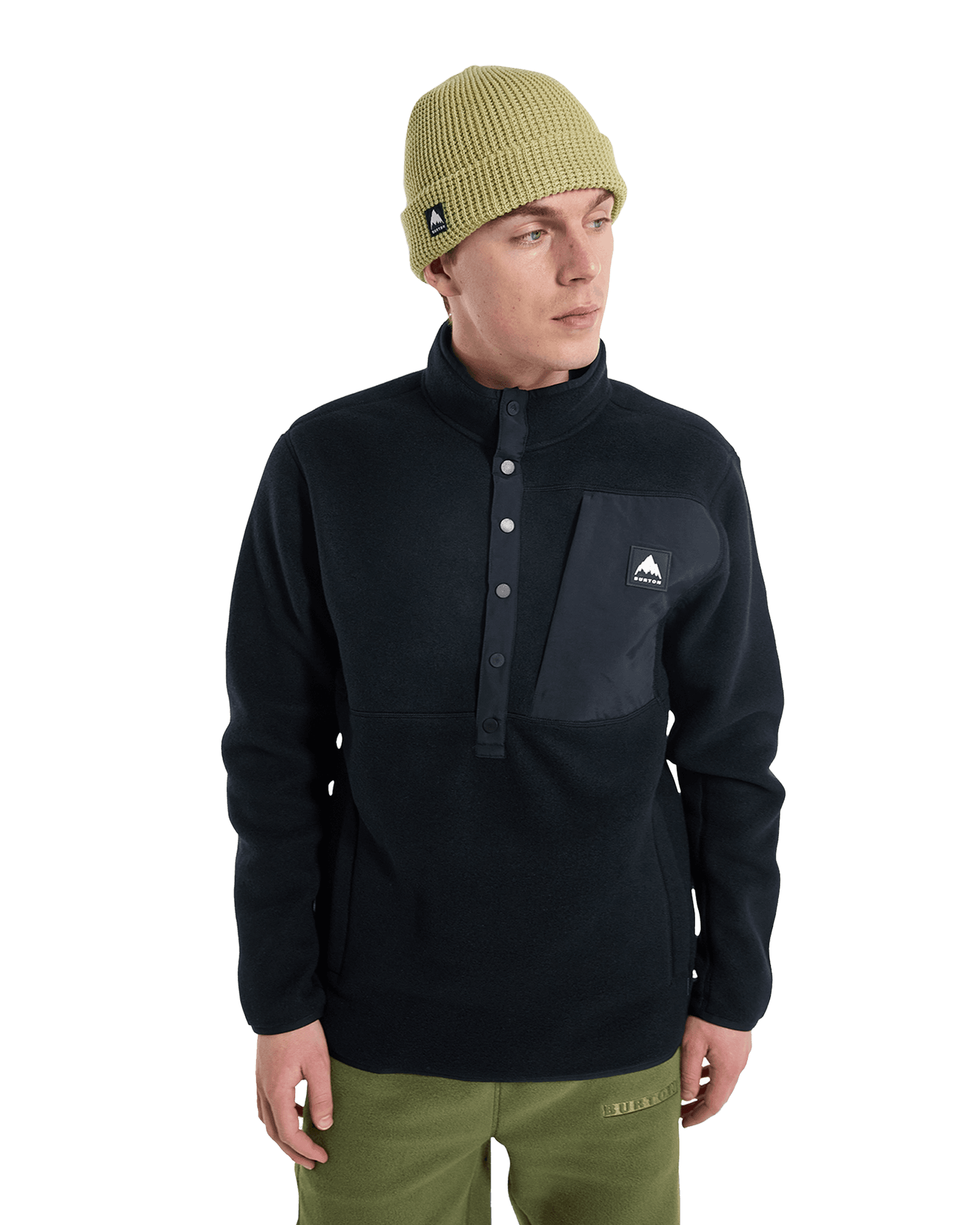 Cinder Fleece Pullover M True Black