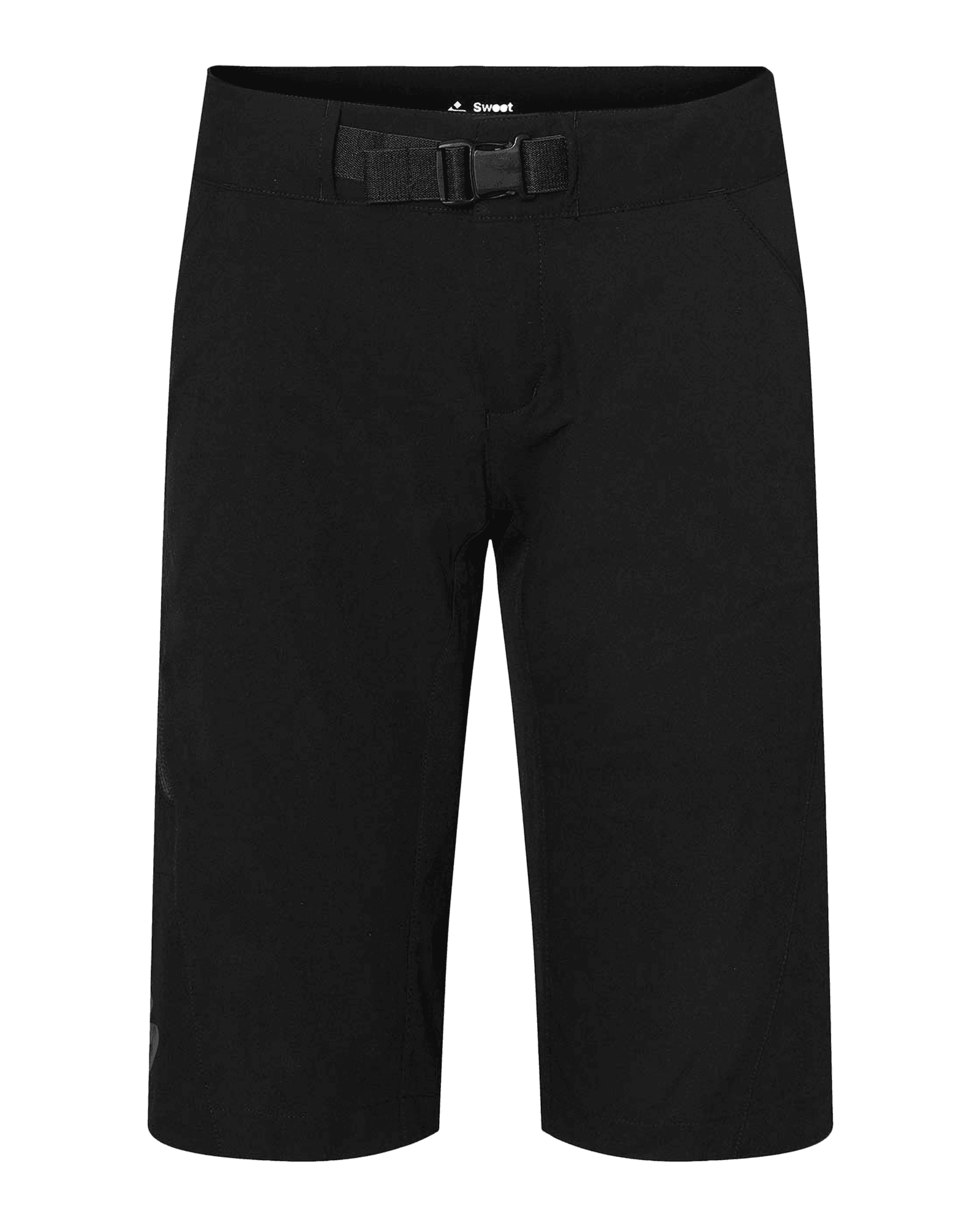 Hunter Slashed Shorts W Black