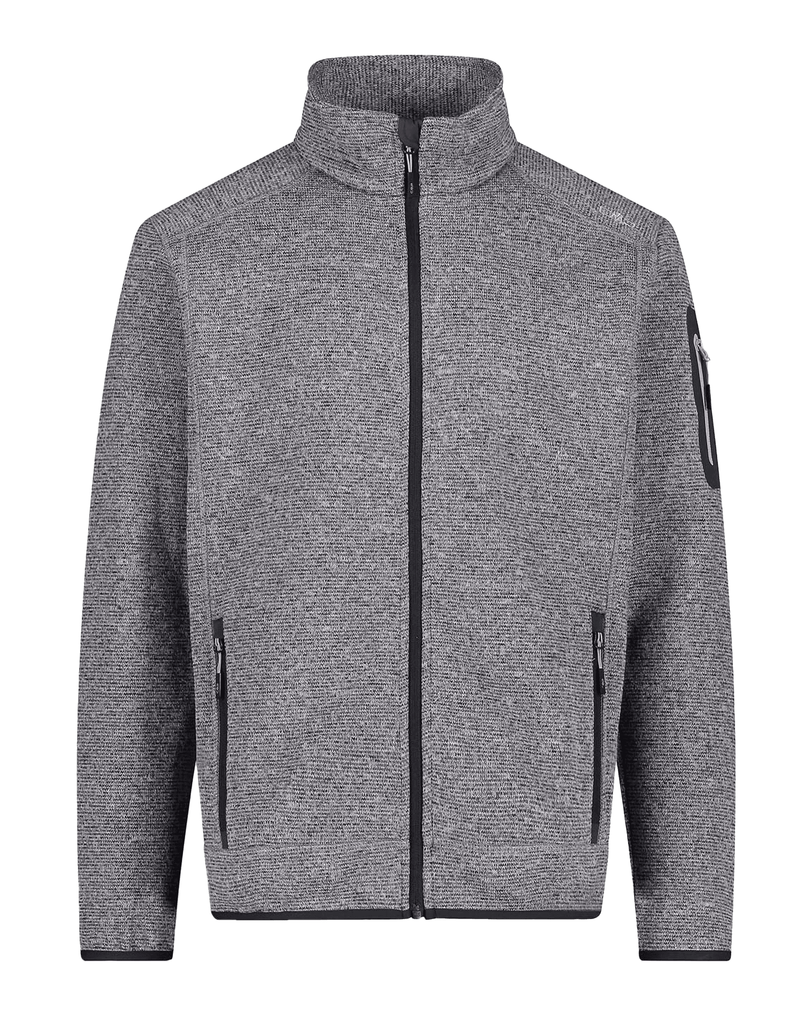 Knit Fleece Jacket M Ice/Titanio/Nero