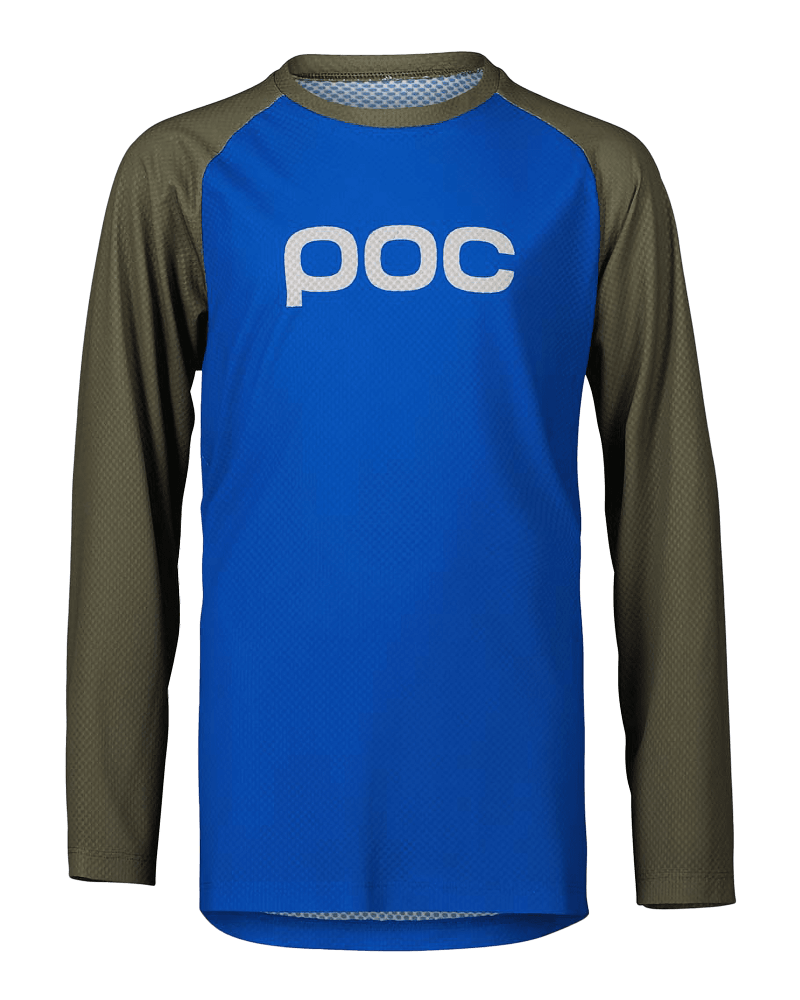 Essential MTB LS Jersey JR Natrium Blue/Epidote Green