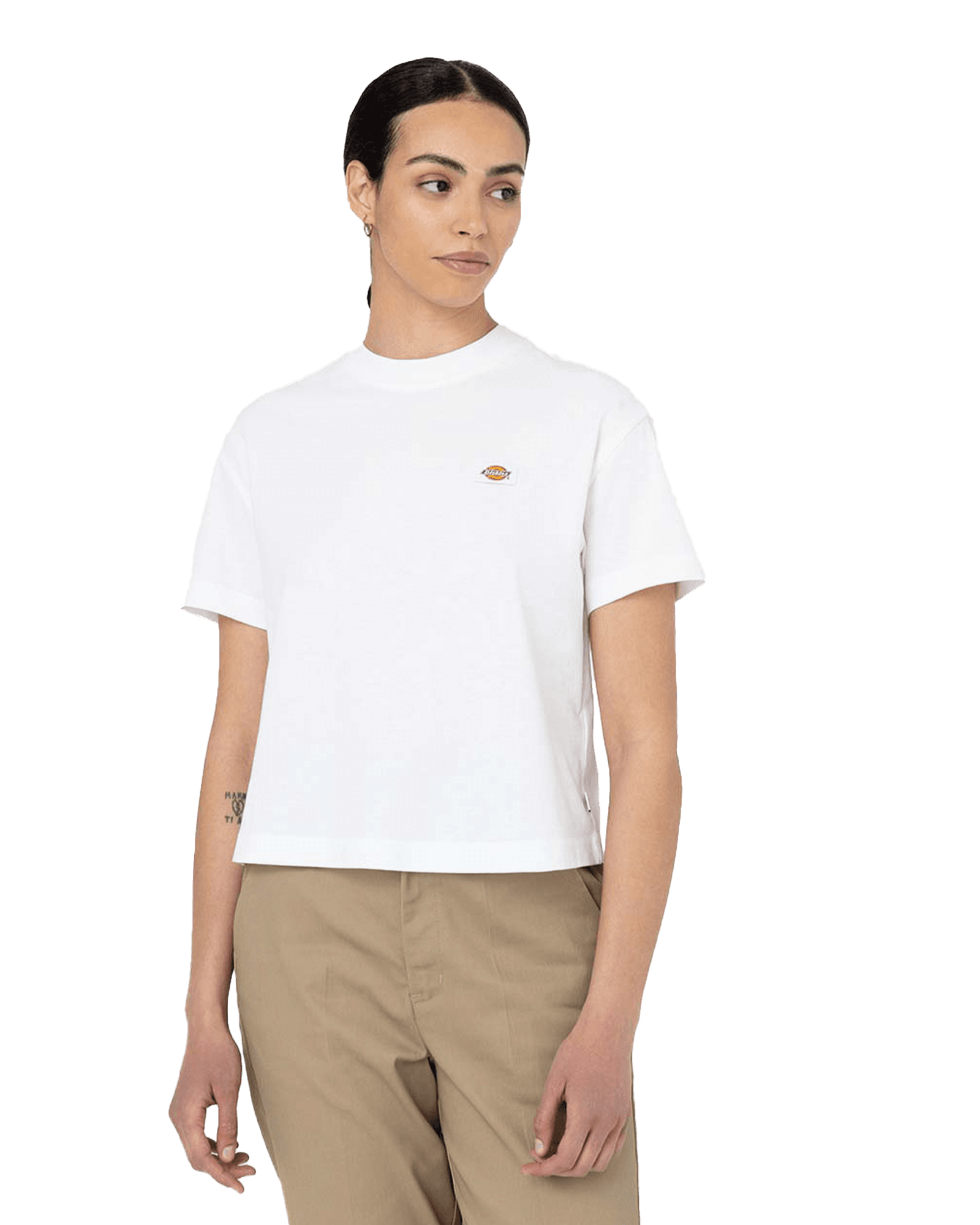 Oakport Boxy Tee S/S W White