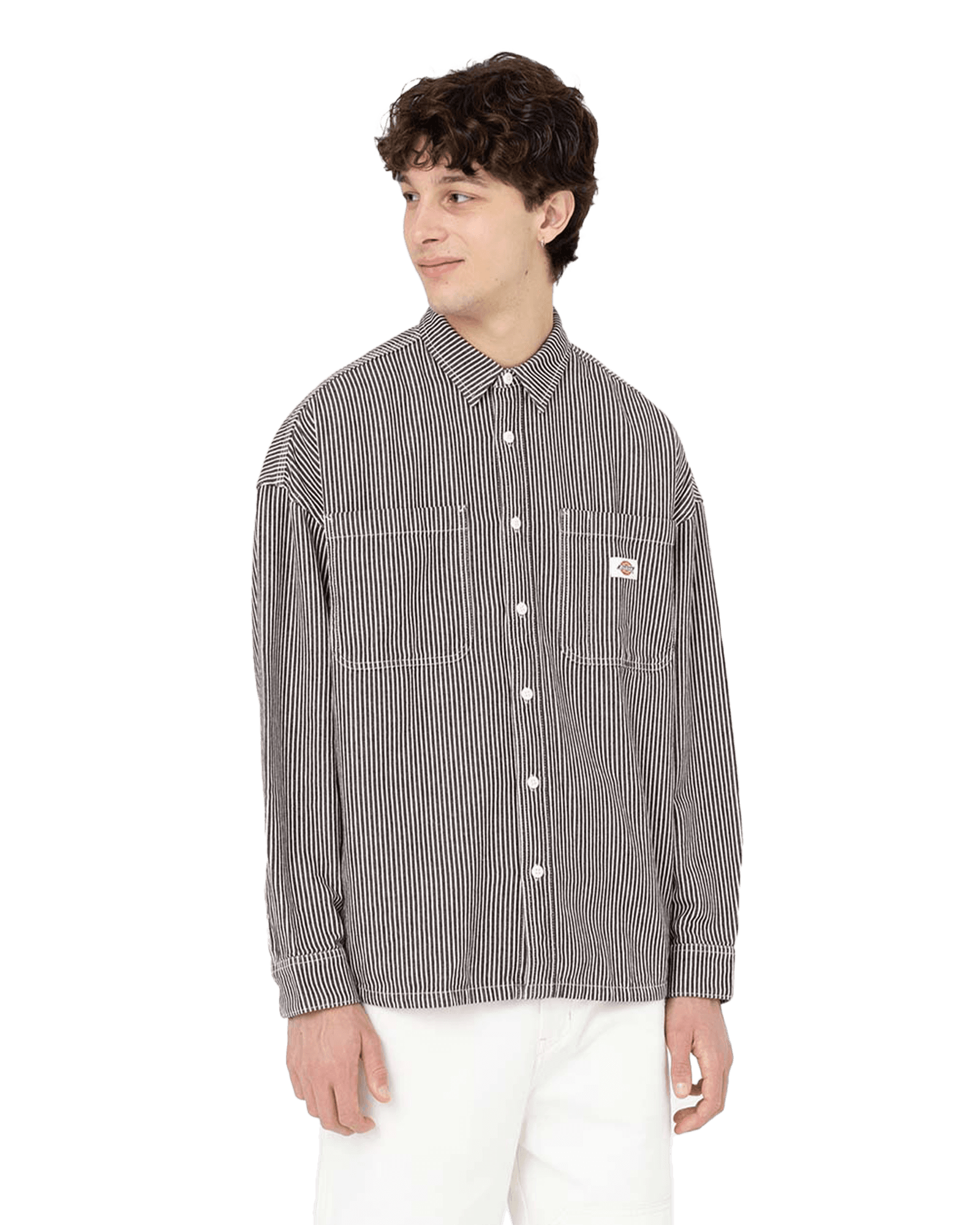 Hickory Shirt L/S M DB Hickory