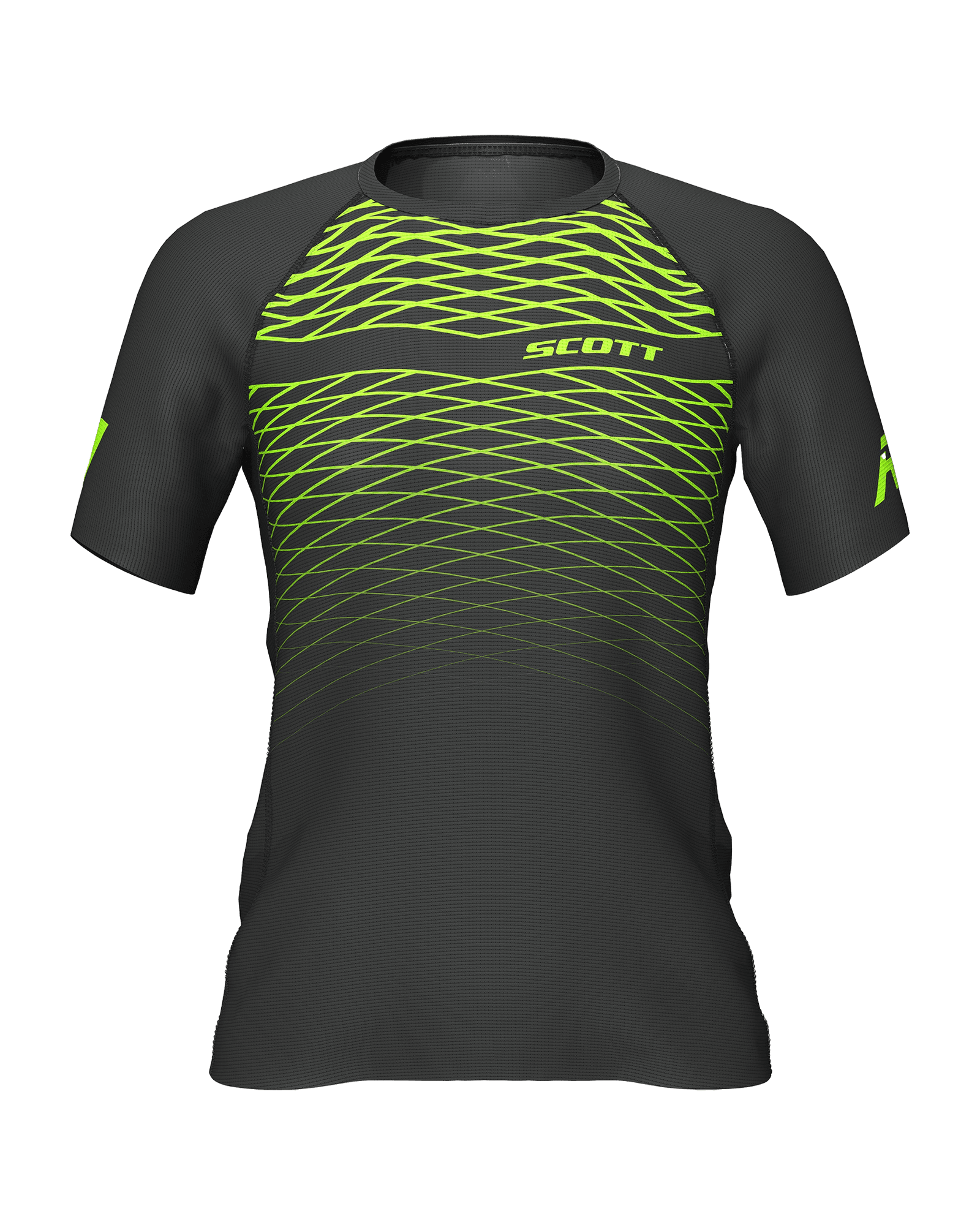 RC Run S/SL Shirt W Black/Yellow