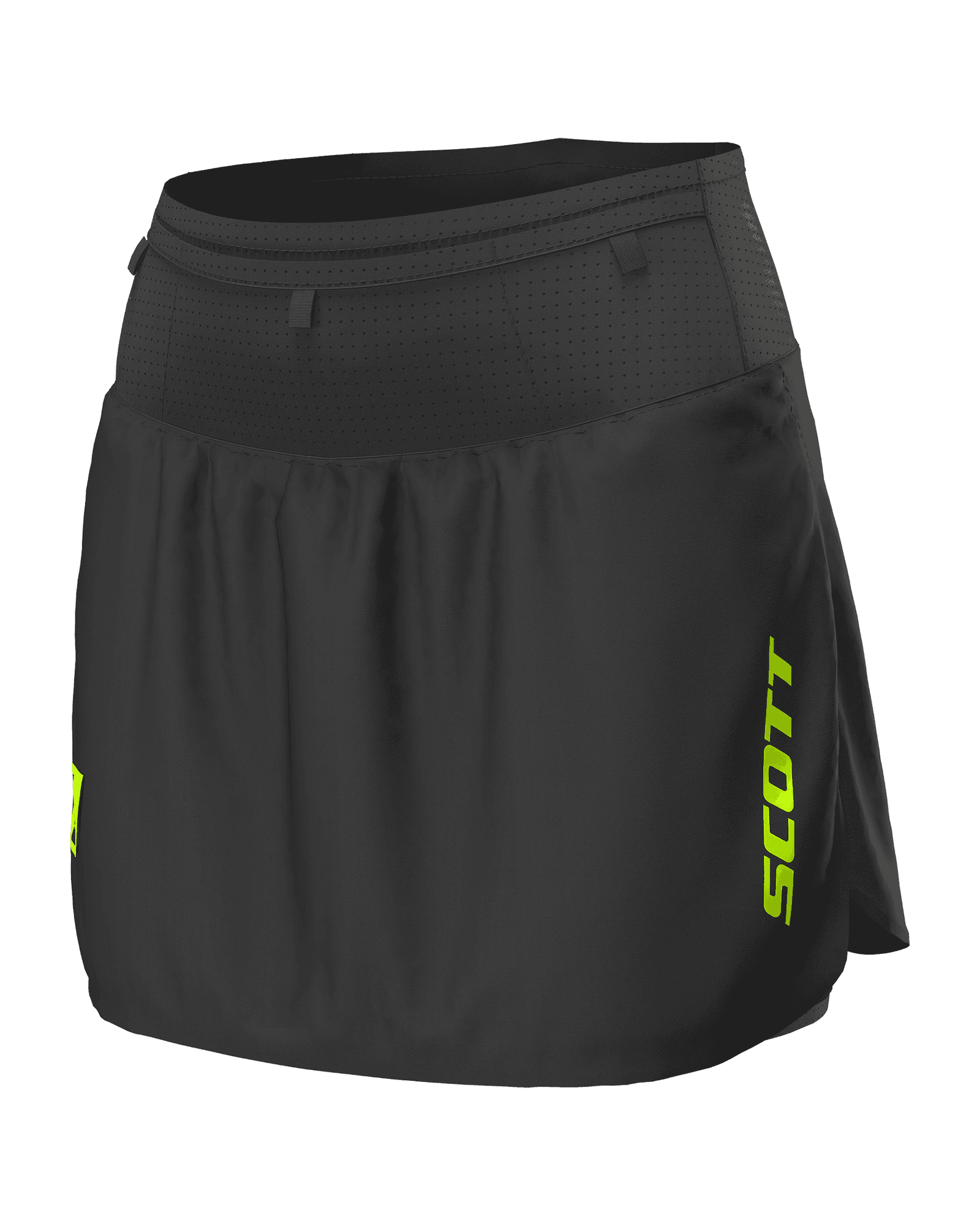 RC Run Skort W Black/Yellow
