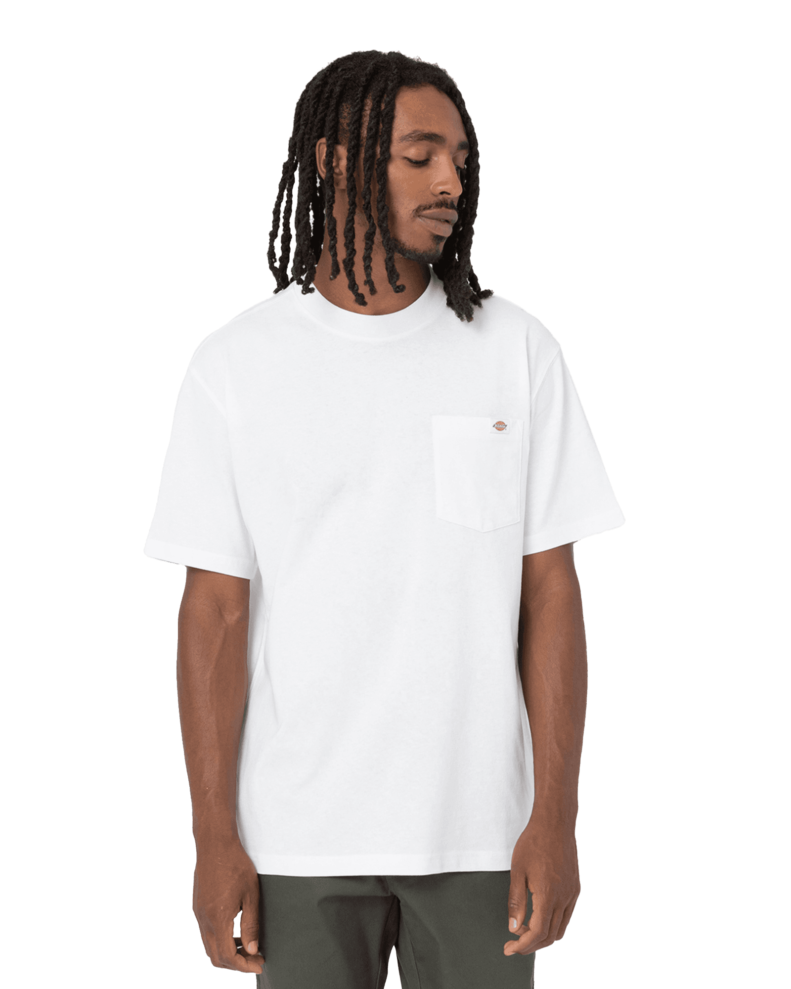 Luray Pocket Tee S/S M White