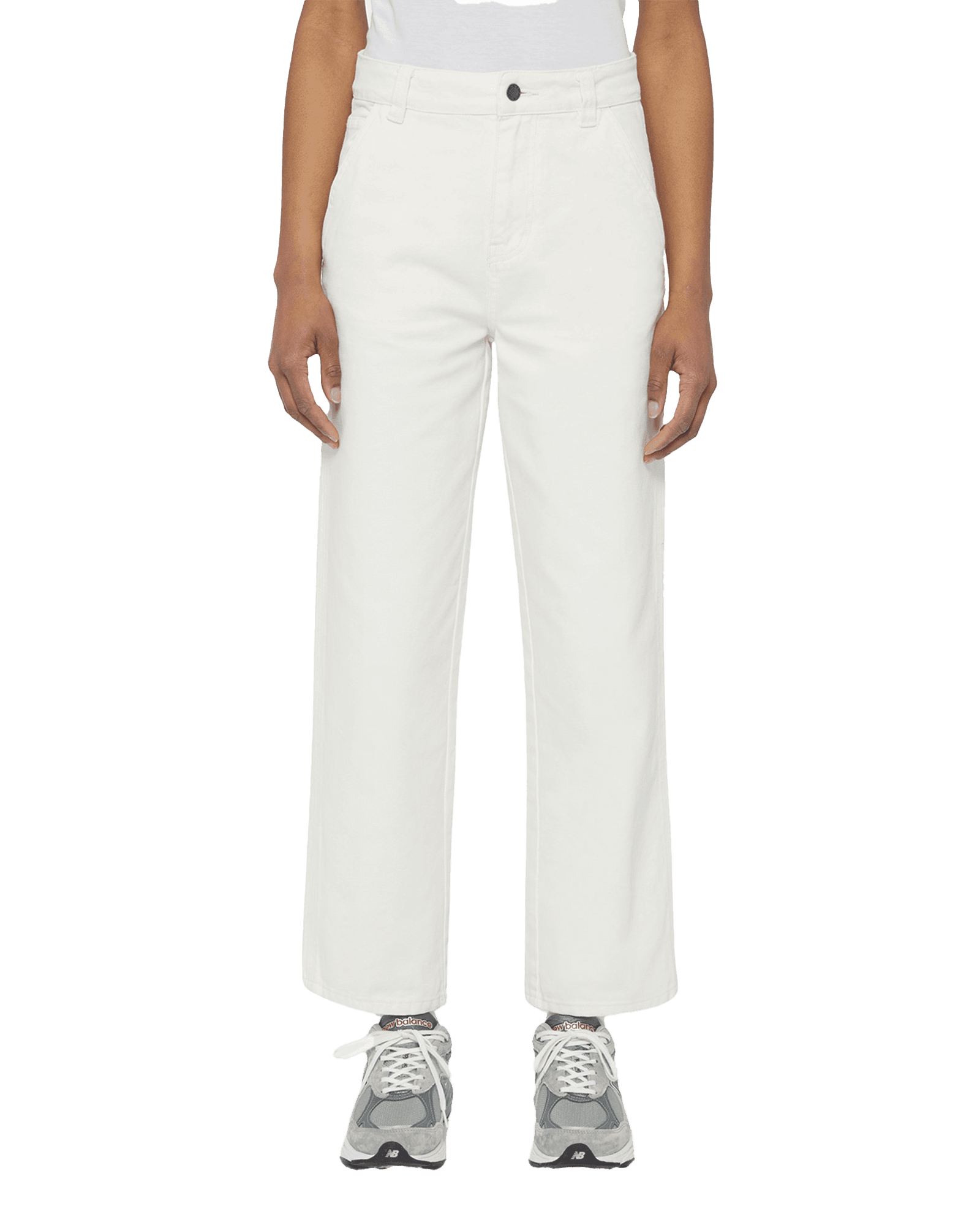 Duck Canvas Pant W Stone Washed Cloud