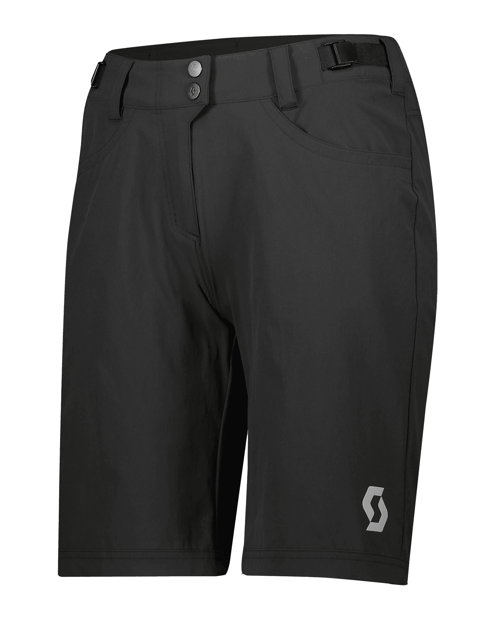 Trail Flow Shorts W Pad Black