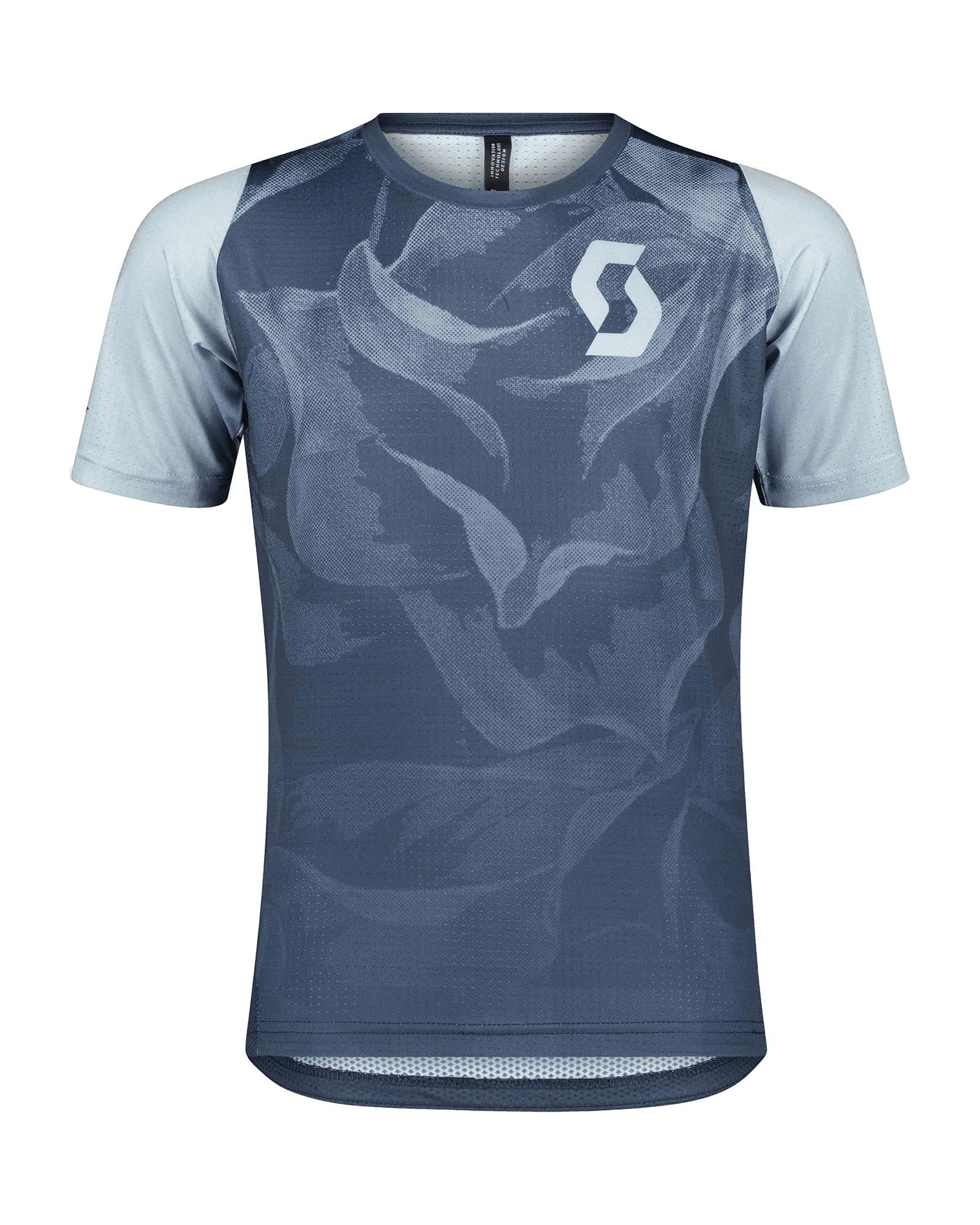 Trail 20 S/S Shirt JR Glace Blue/Midnight Blue