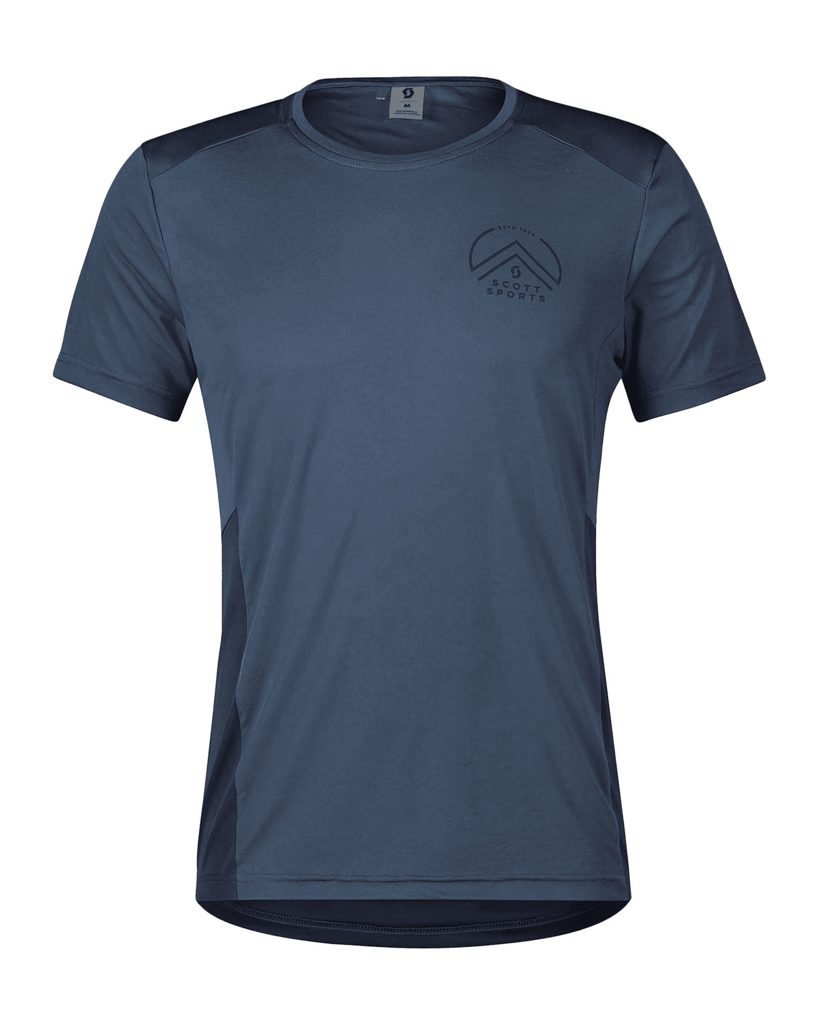 Endurance Tech S/S Shirt M Metal Blue/Dark Blue
