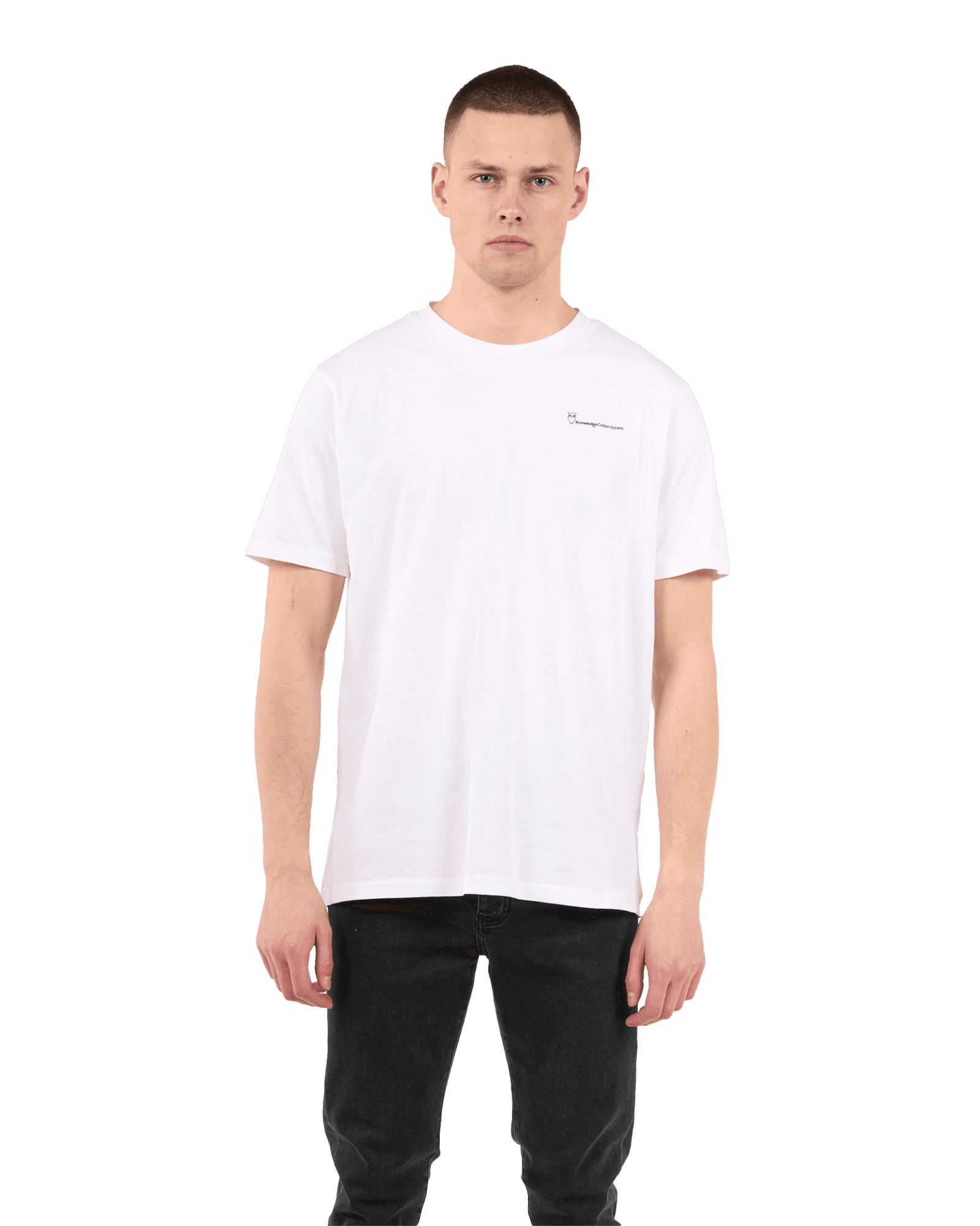 Knowledge Back Print Tee M Bright White