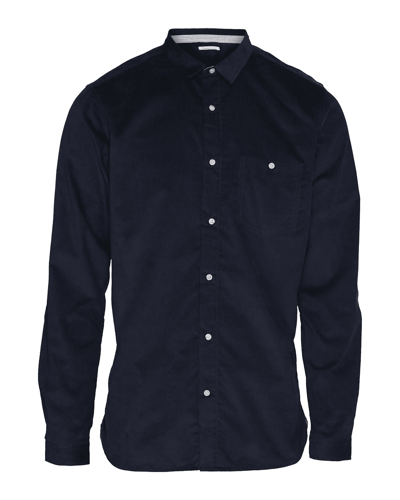 Baby Cord Custom Fit Shirt M Black Jet