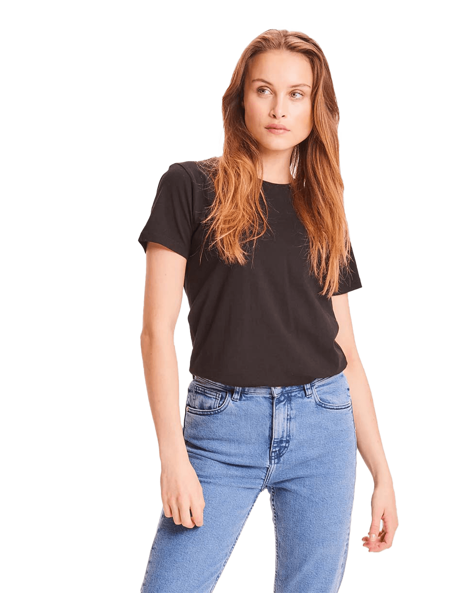 Basic T-shirt W Black Jet