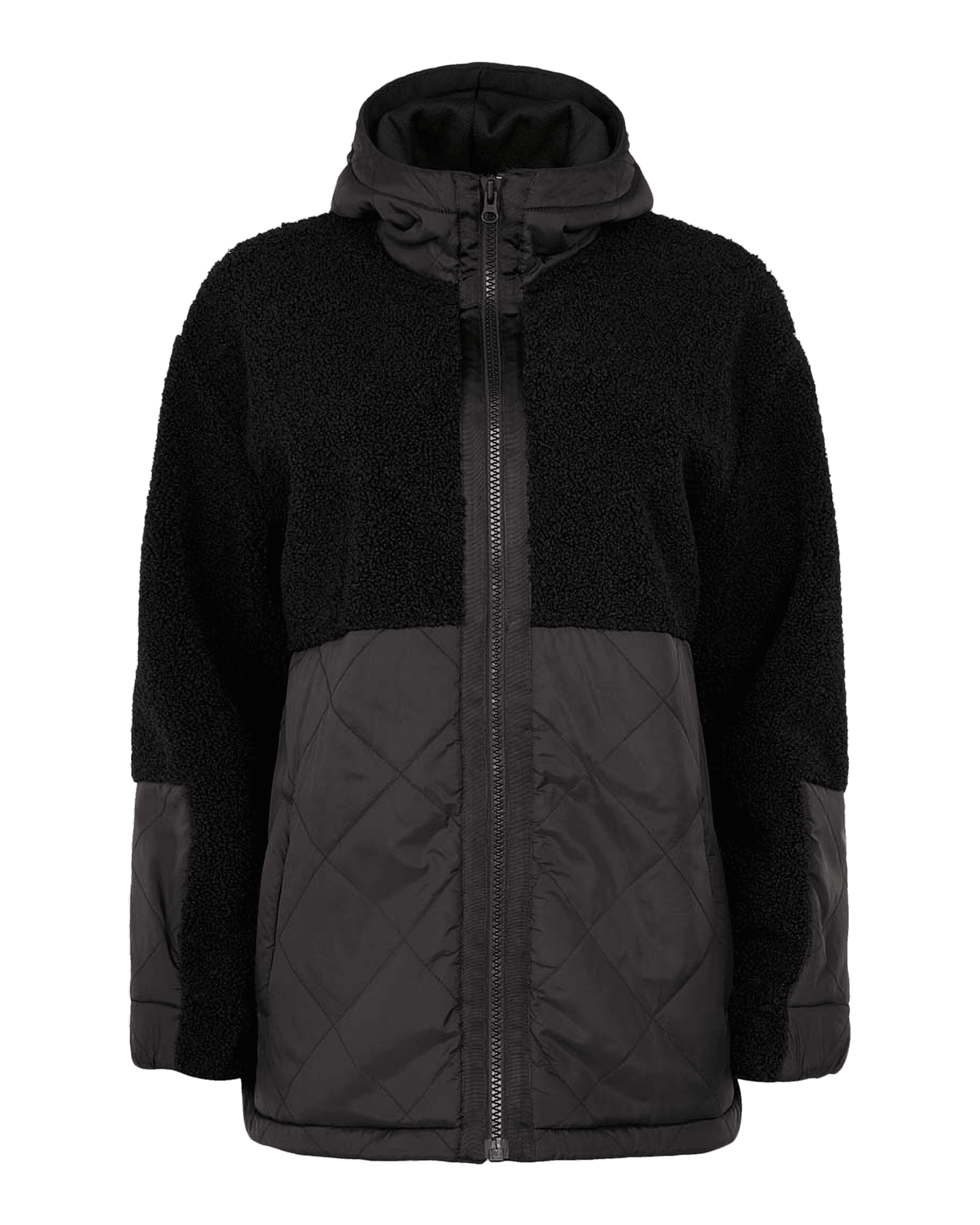 Outdoor Teddy Mix Jacket W Black Jet