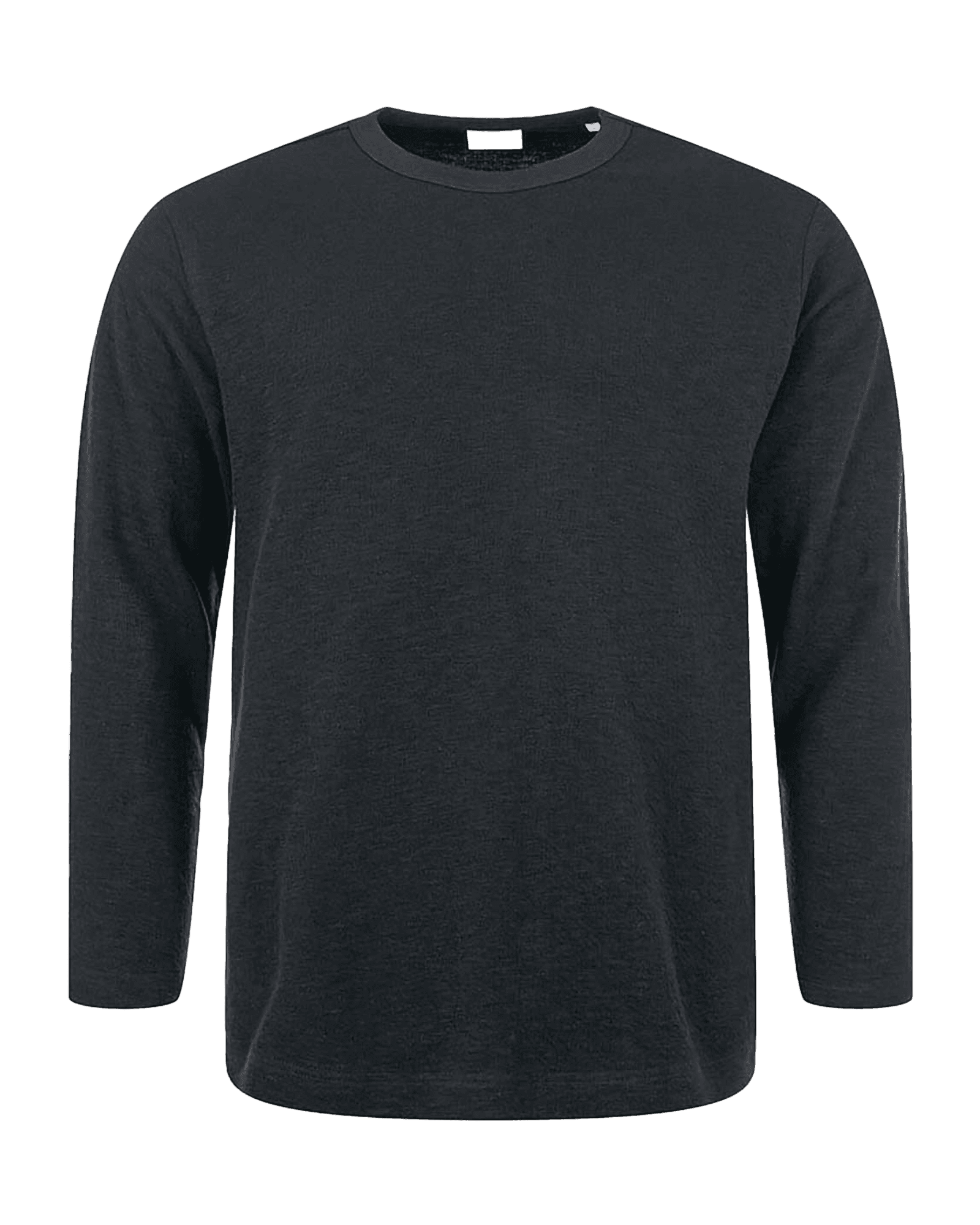 Long Sleeve Cotton Slub M 1300 Black Jet