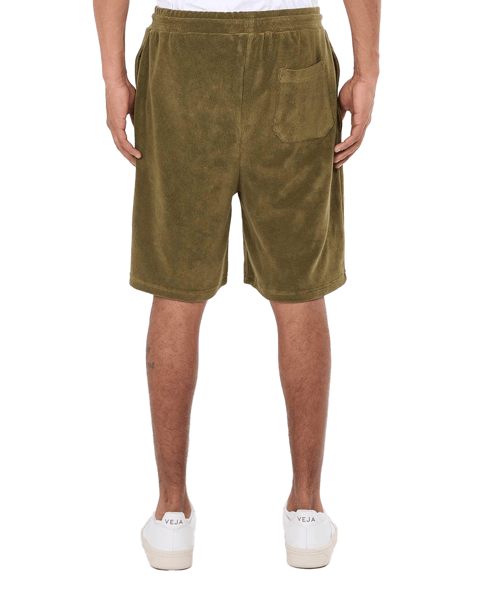 Casual Terry Shorts M 1068 Burned Olive
