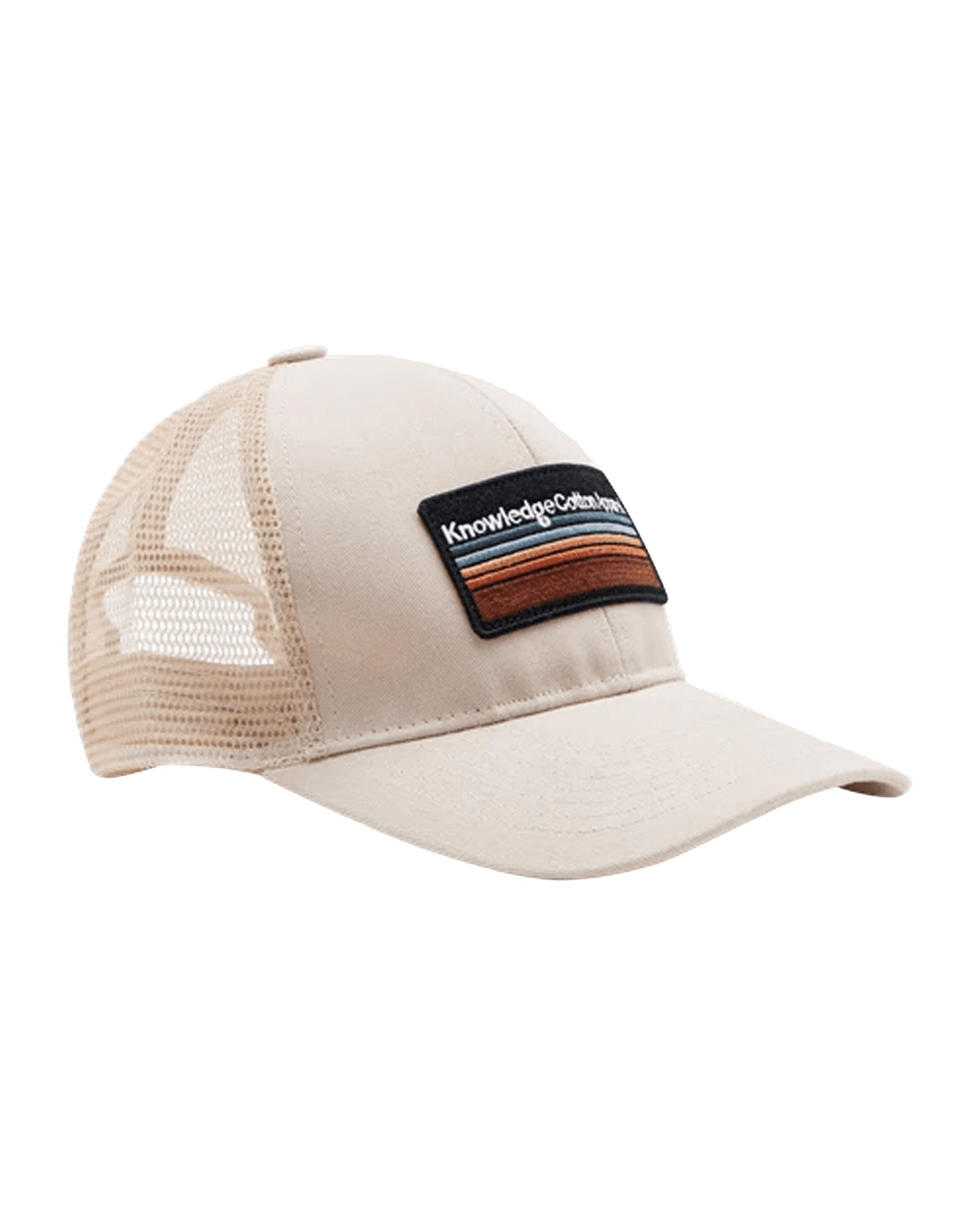 Badge Twill Trucker Cap 1228 Light Feather Gray