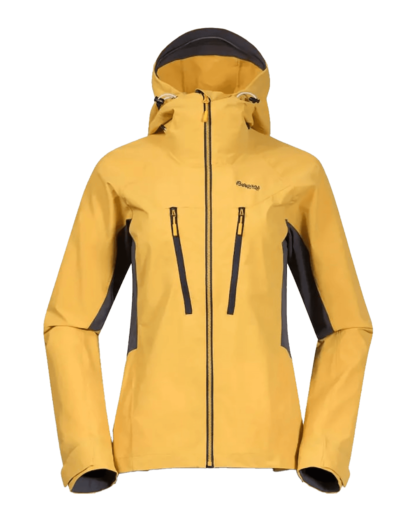 Cecilie Montain Softshell Jacket W Light Golden Yellow/Solid Dark Grey