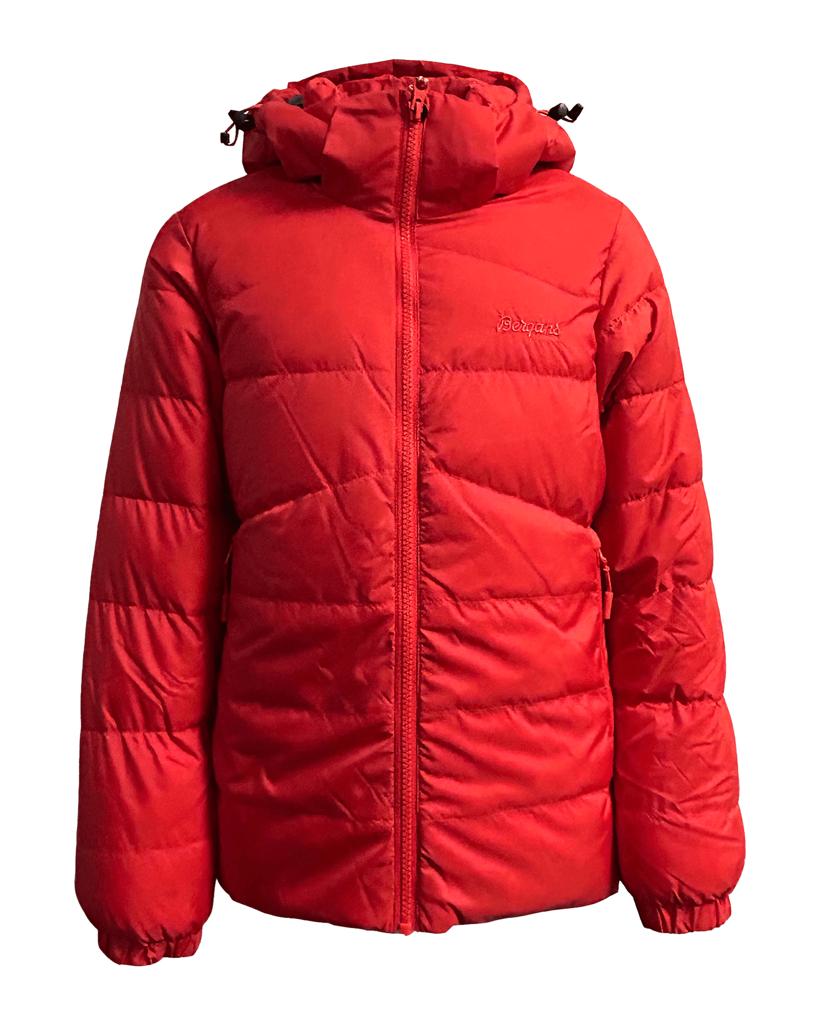 Røros Down Youth Girl Jacket Red Sand/Solid Dark Grey