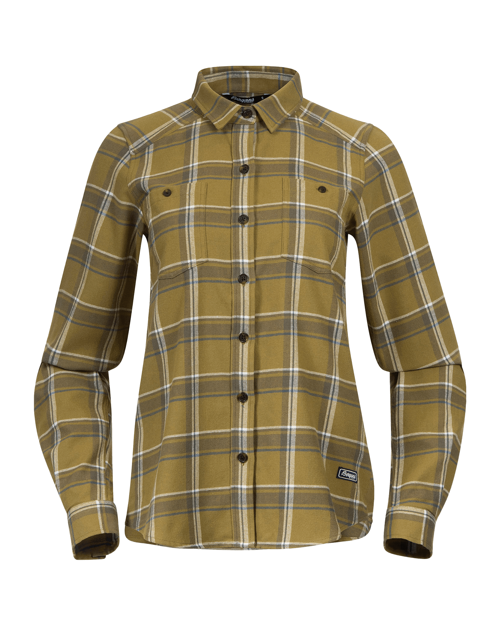 Tovdal Shirt W Olive Green/Dark Green Mud Check
