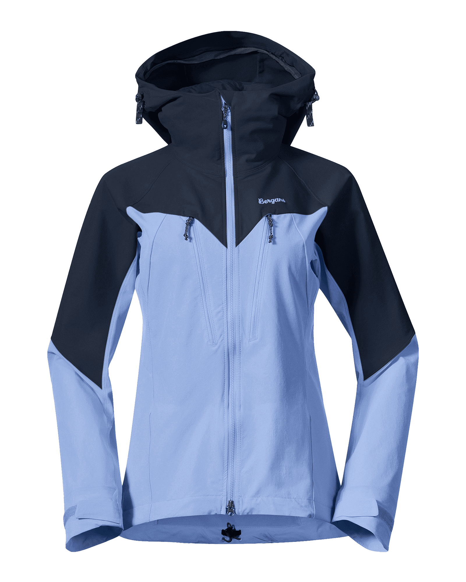 Tind Softshell Jacket W Blueberry Milk/Navy Blue