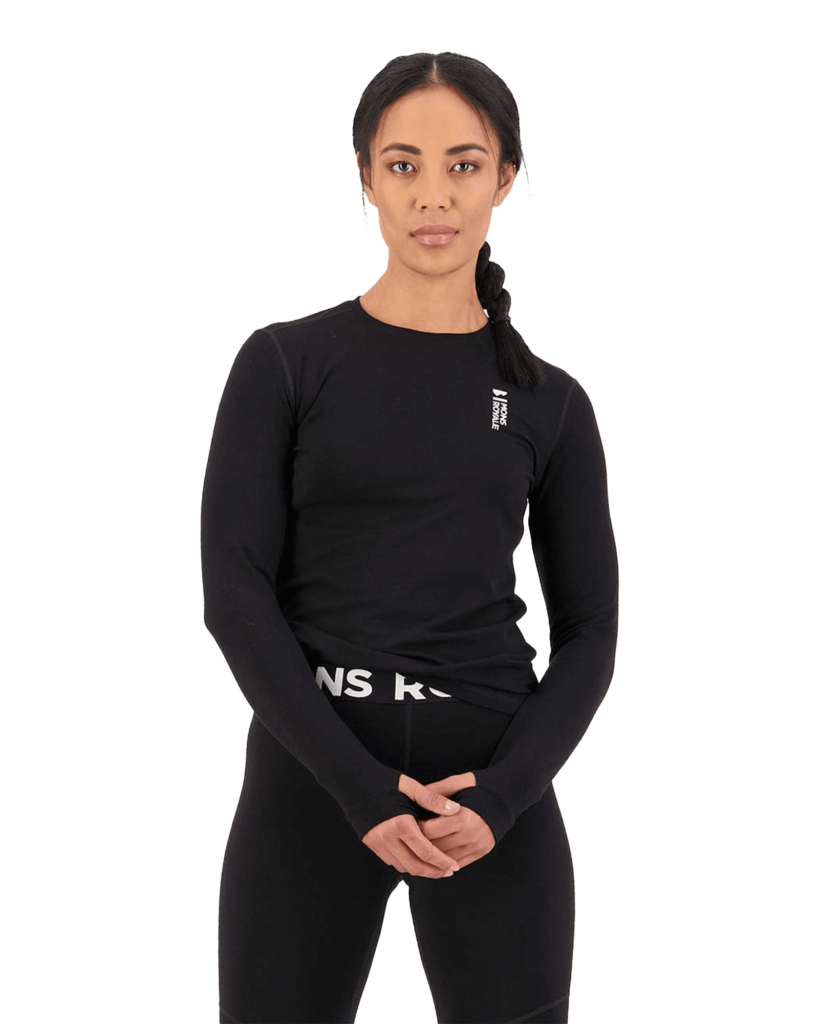 Cascade Merino Flex 200 L/S W Black