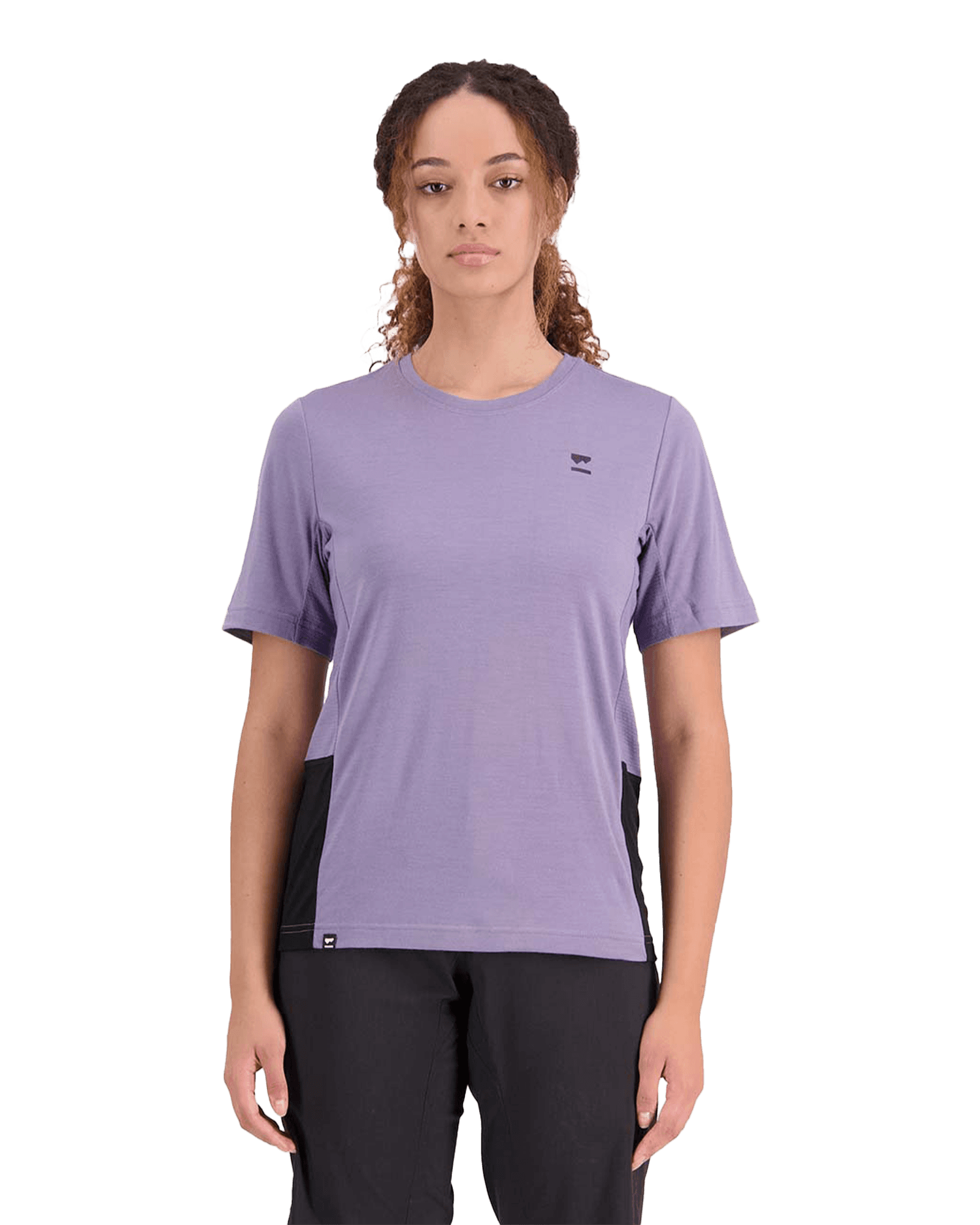 Tarn Merino Shift Tee W Thistle/Black