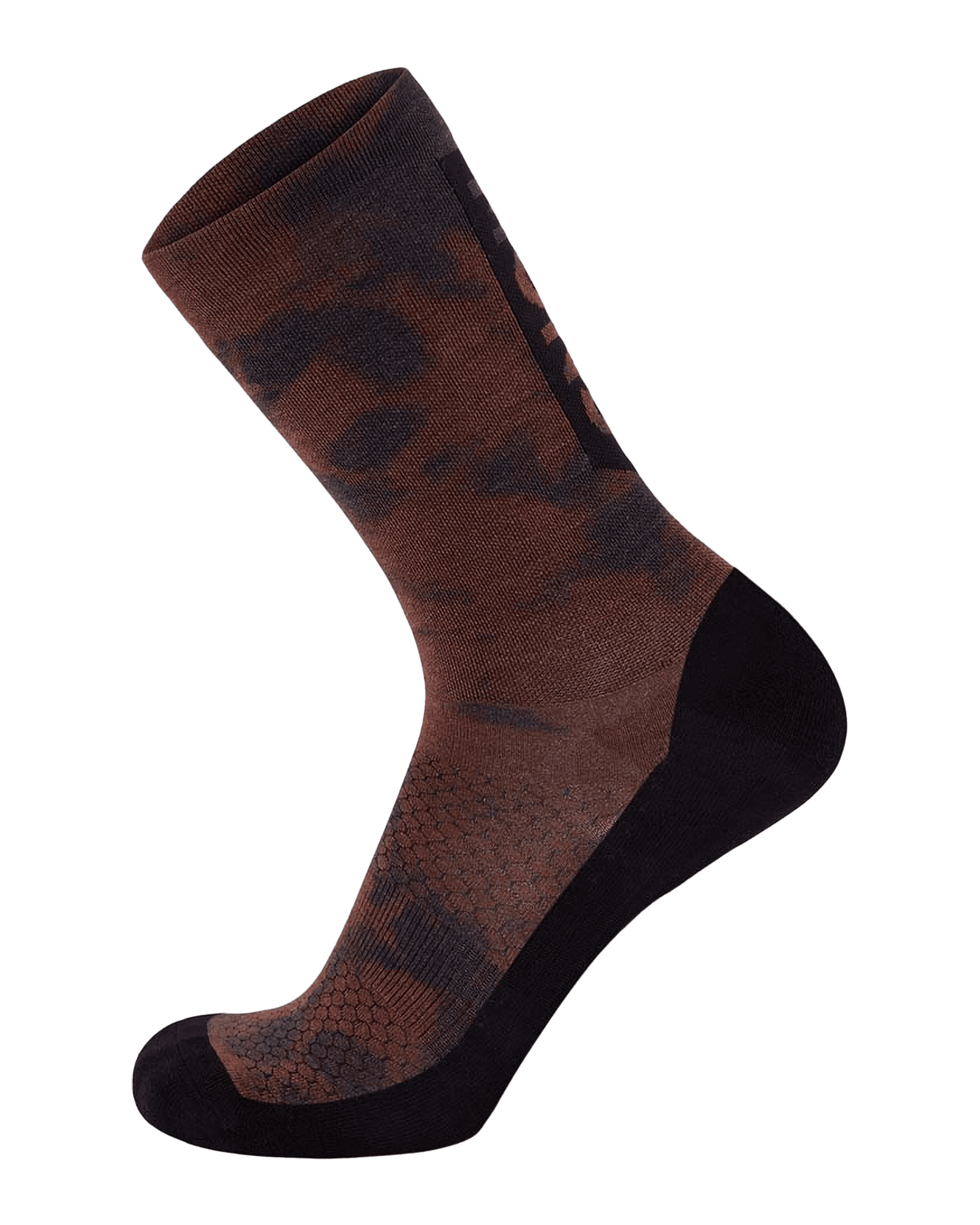 Atlas Crew Sock Digital Copper Tie Dye