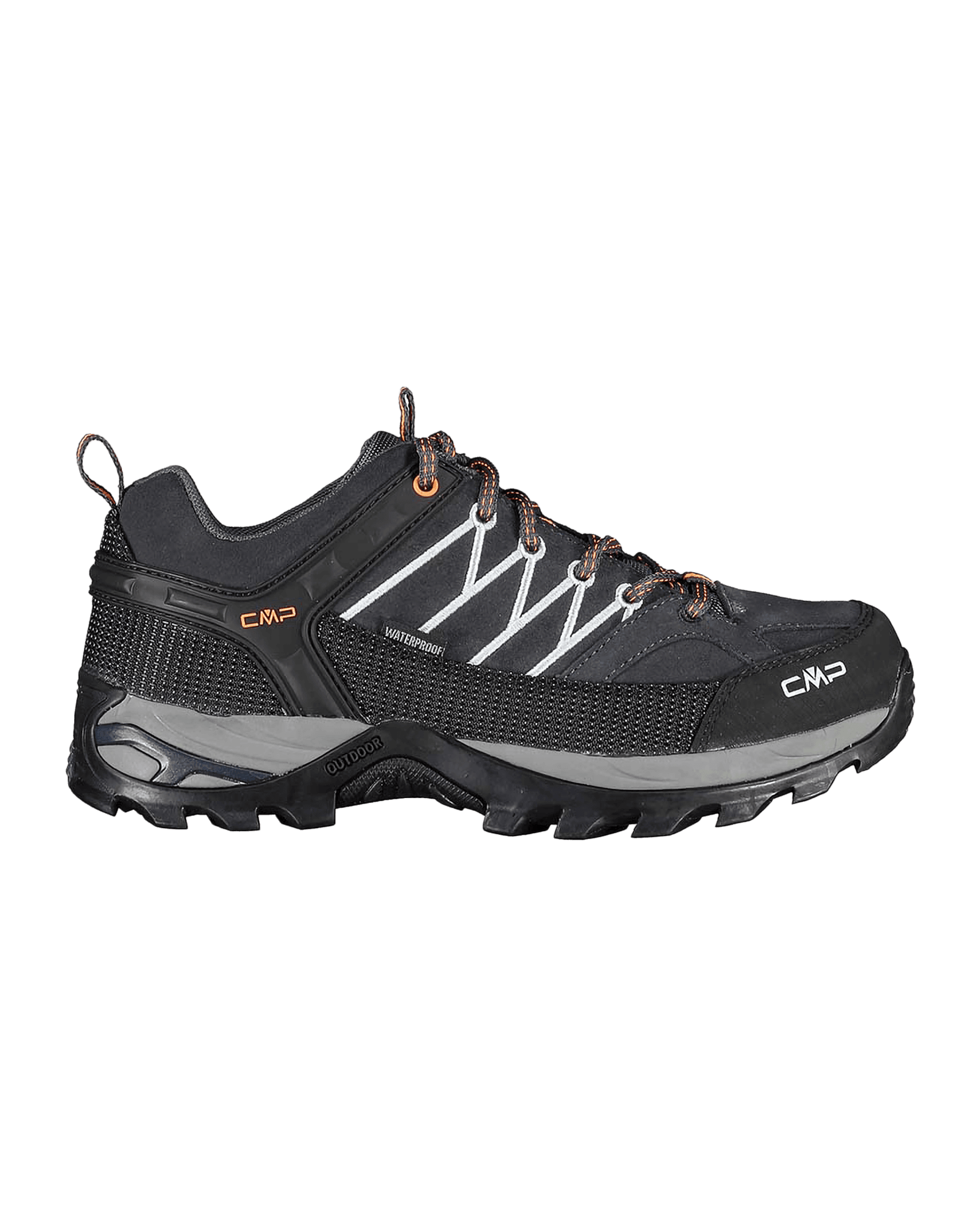 Rigel Low WP Adult Outdoor Shoe M Antracite/Flash Orange