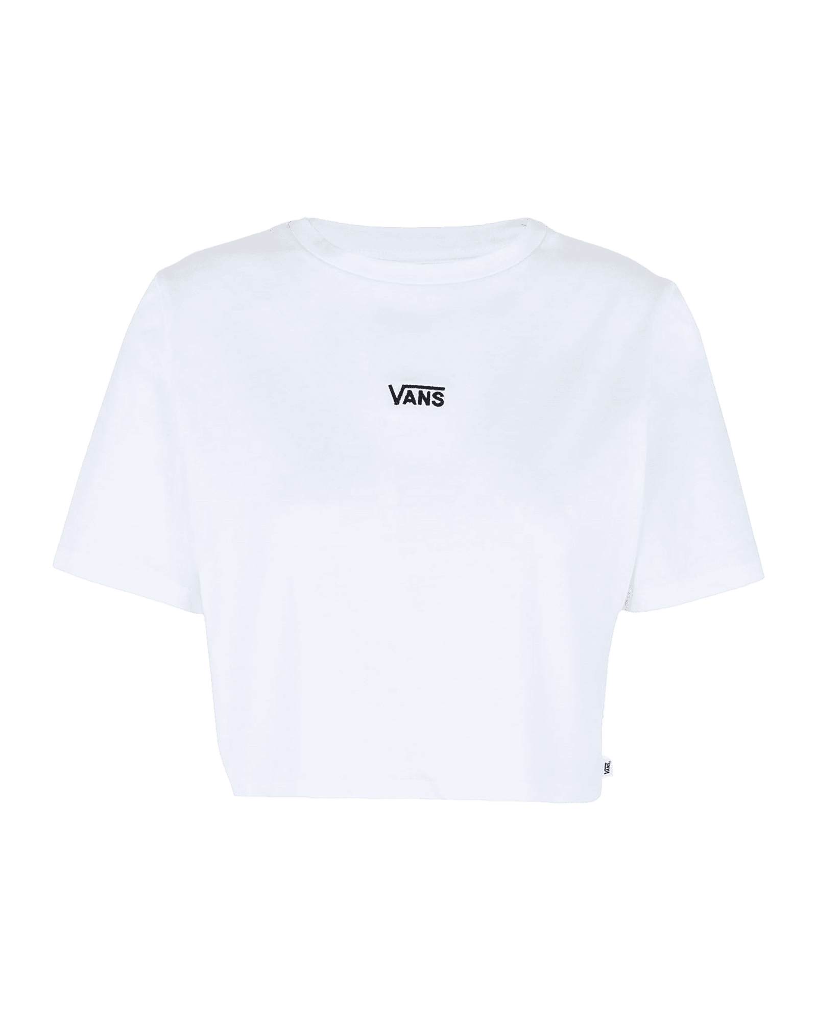 Flying V Crop Crew Sport W White