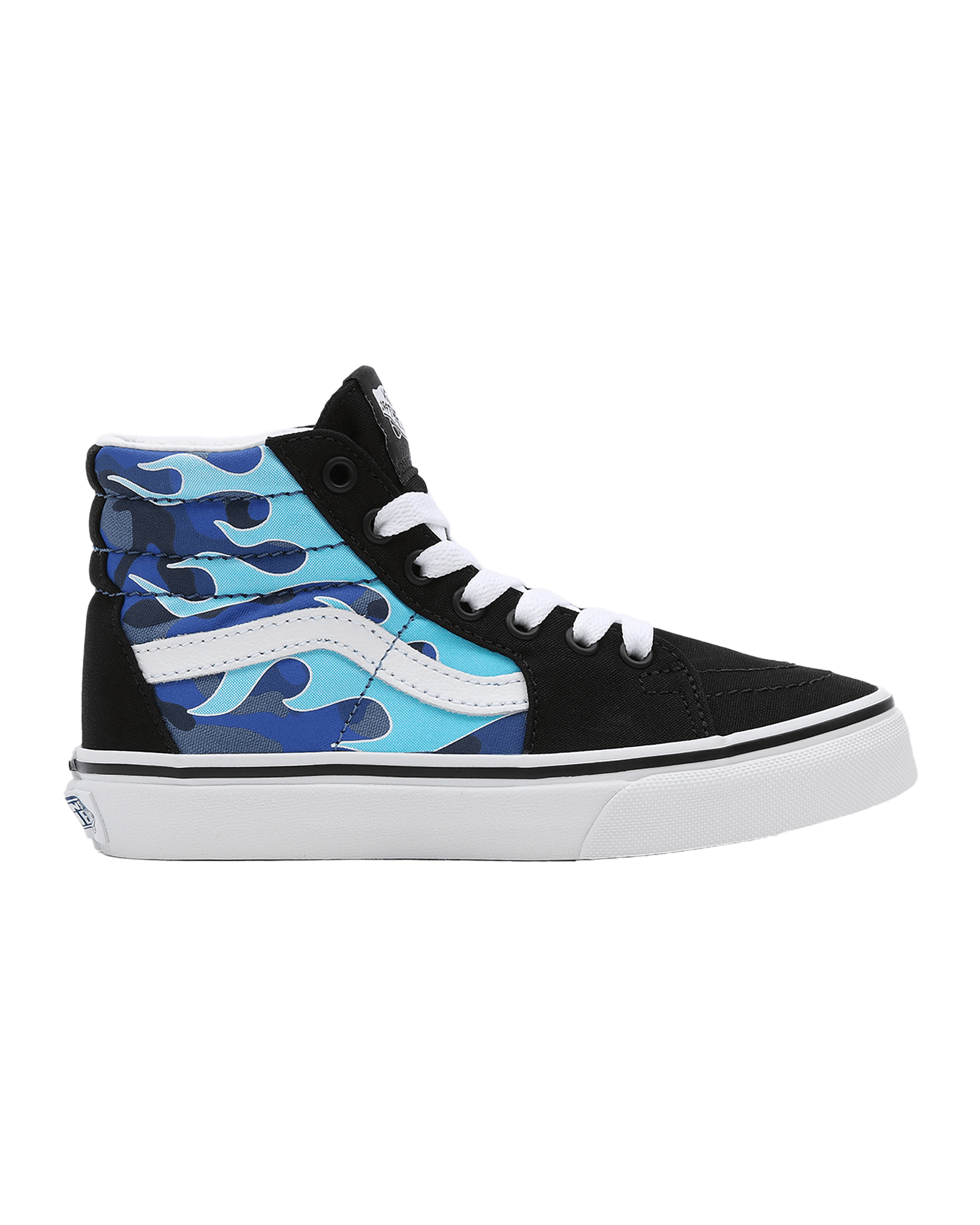 SK8-Hi JR (Camo Flame) Black/Ice Camo