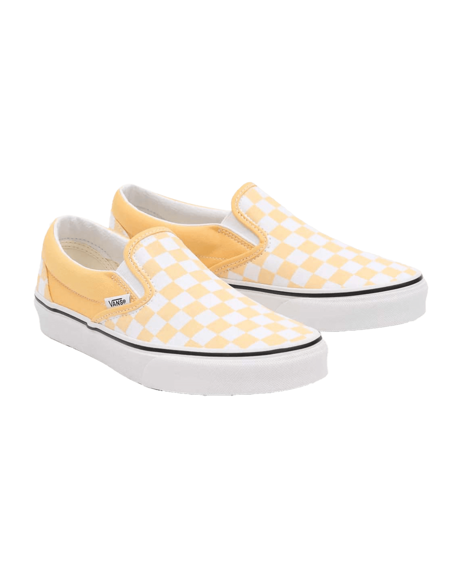 Classic Slip-On (Checkerboard) Flax/TR White