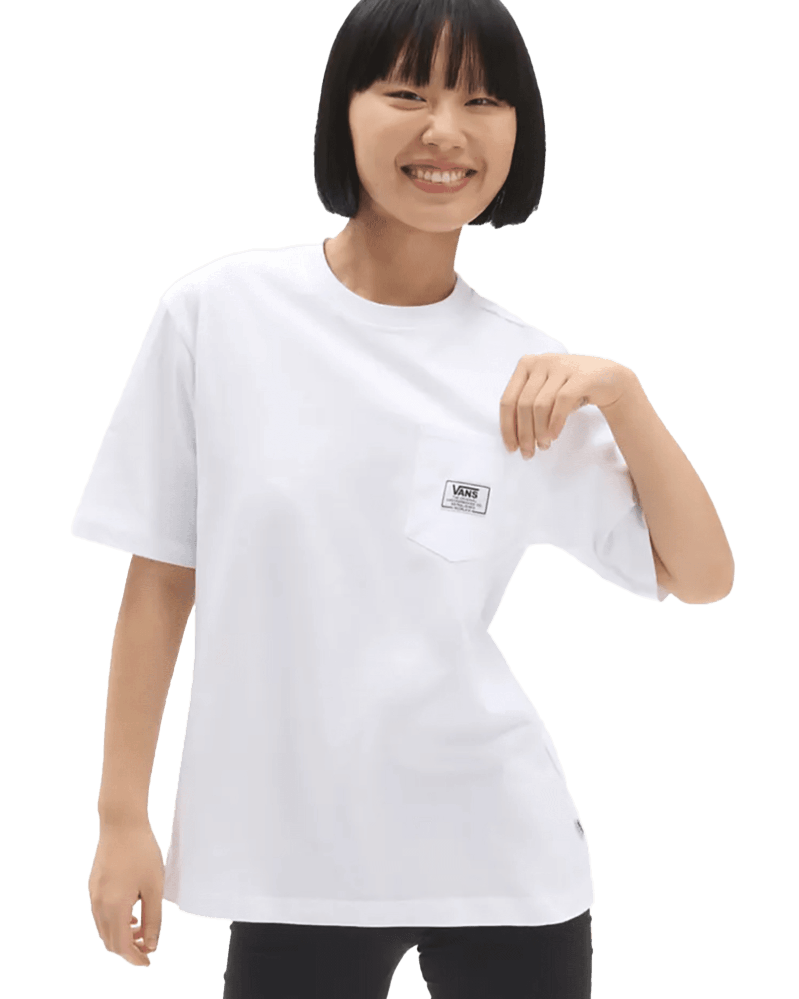 Classic Patch Pocket W White