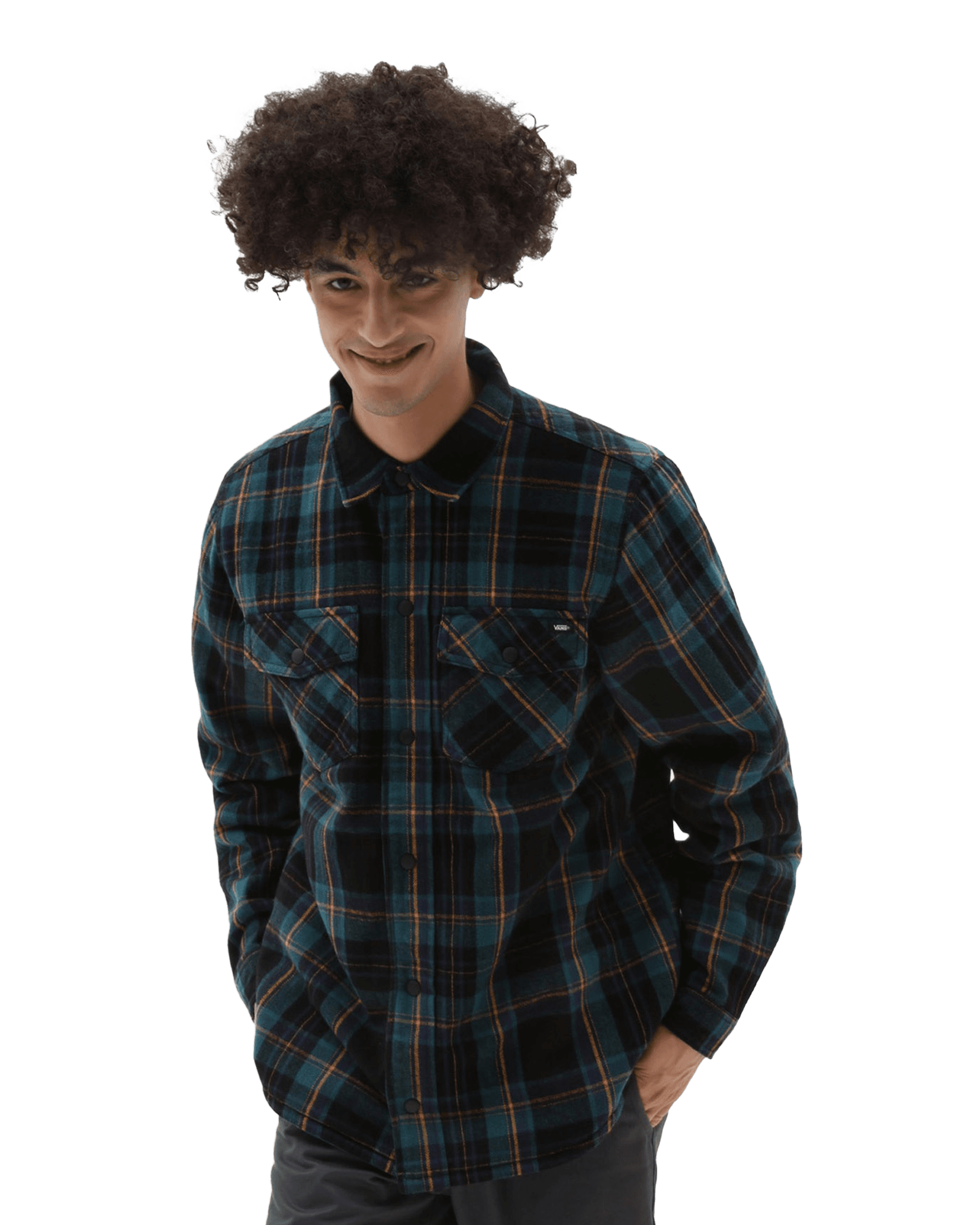 Brickell Shirt Jacket M Black/Deep Teal