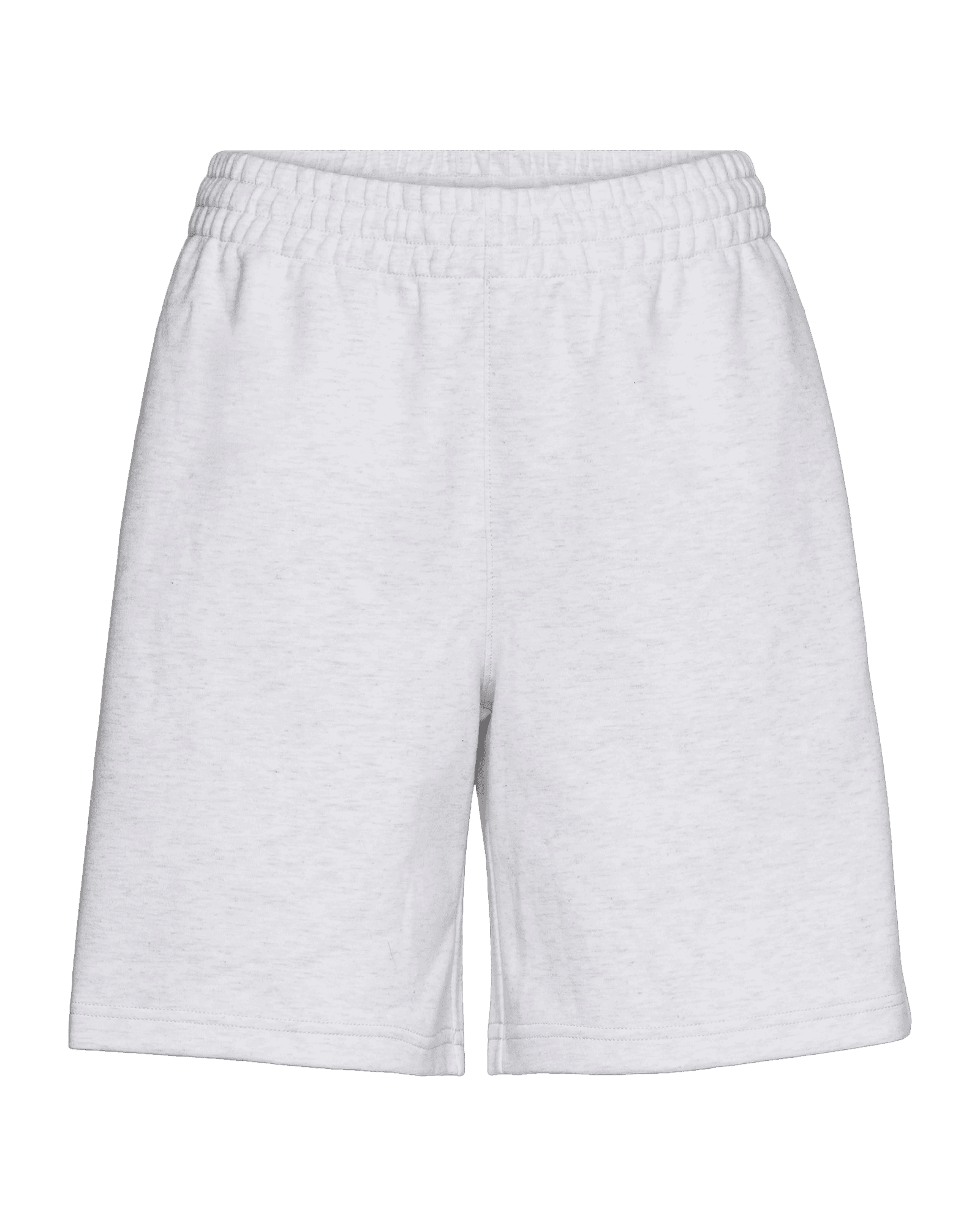 Elevated Double Knit Relaxed Short W White Heather