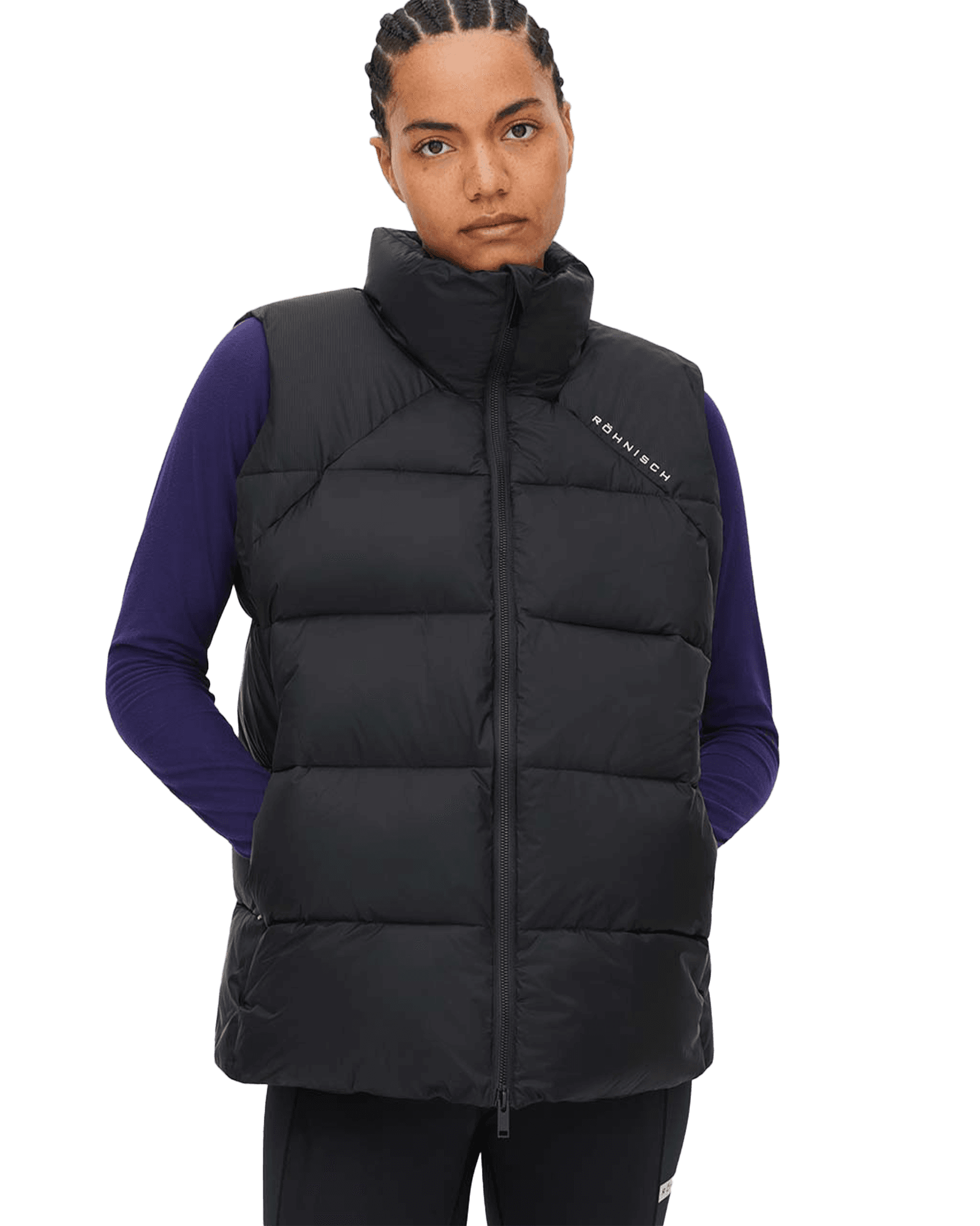 Saint Puffer Vest W Black