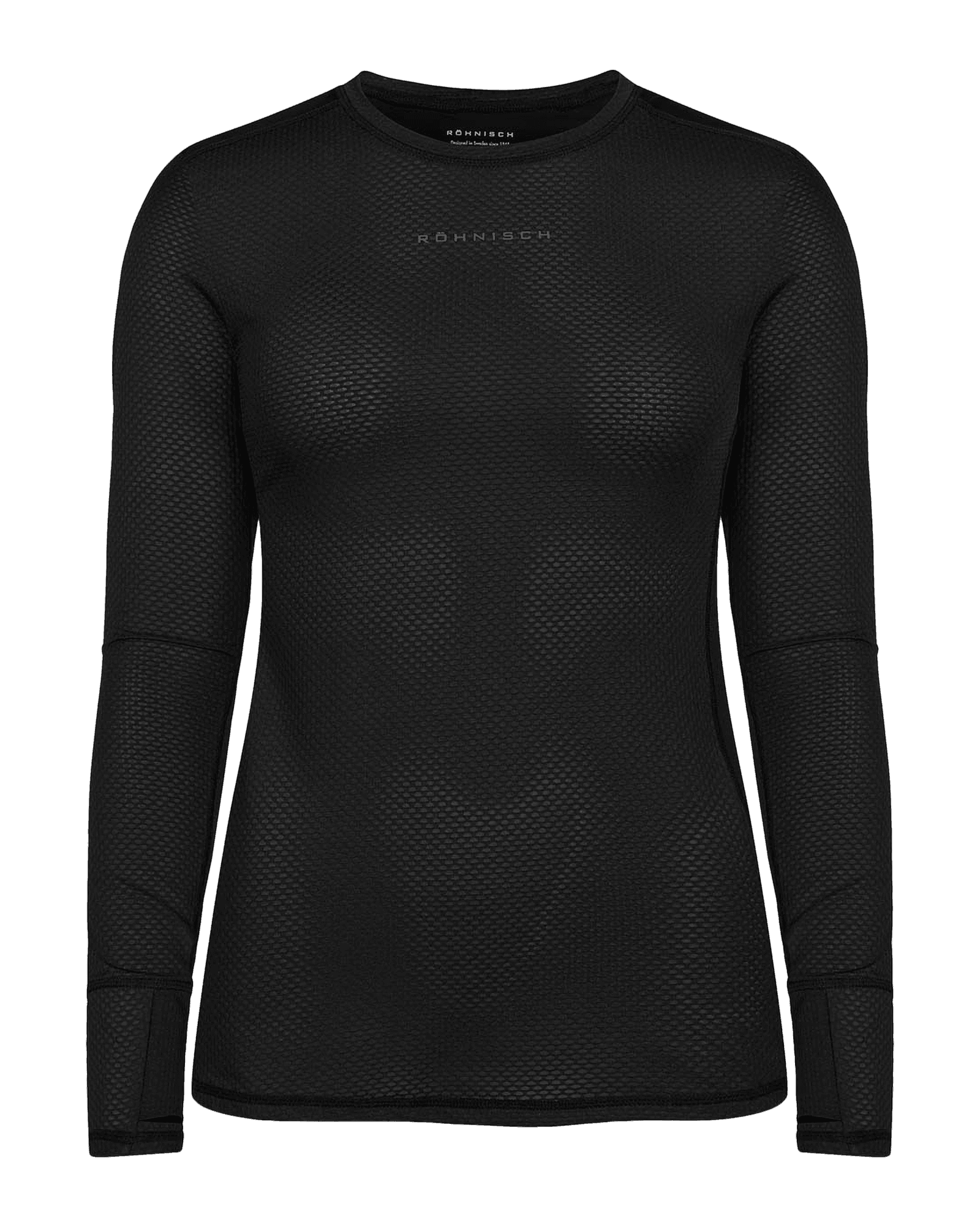 Structure Long Sleeve W Black