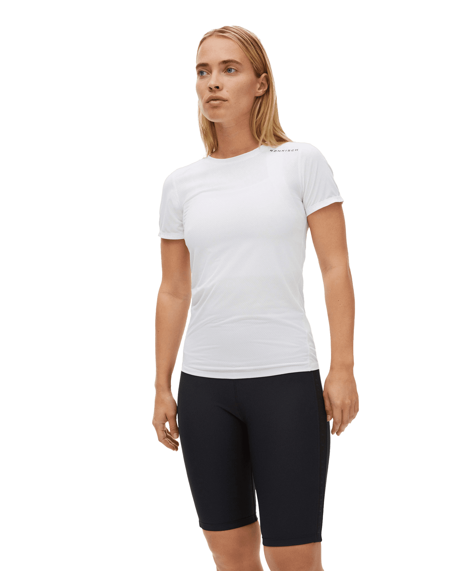 Jacquard Tee W White